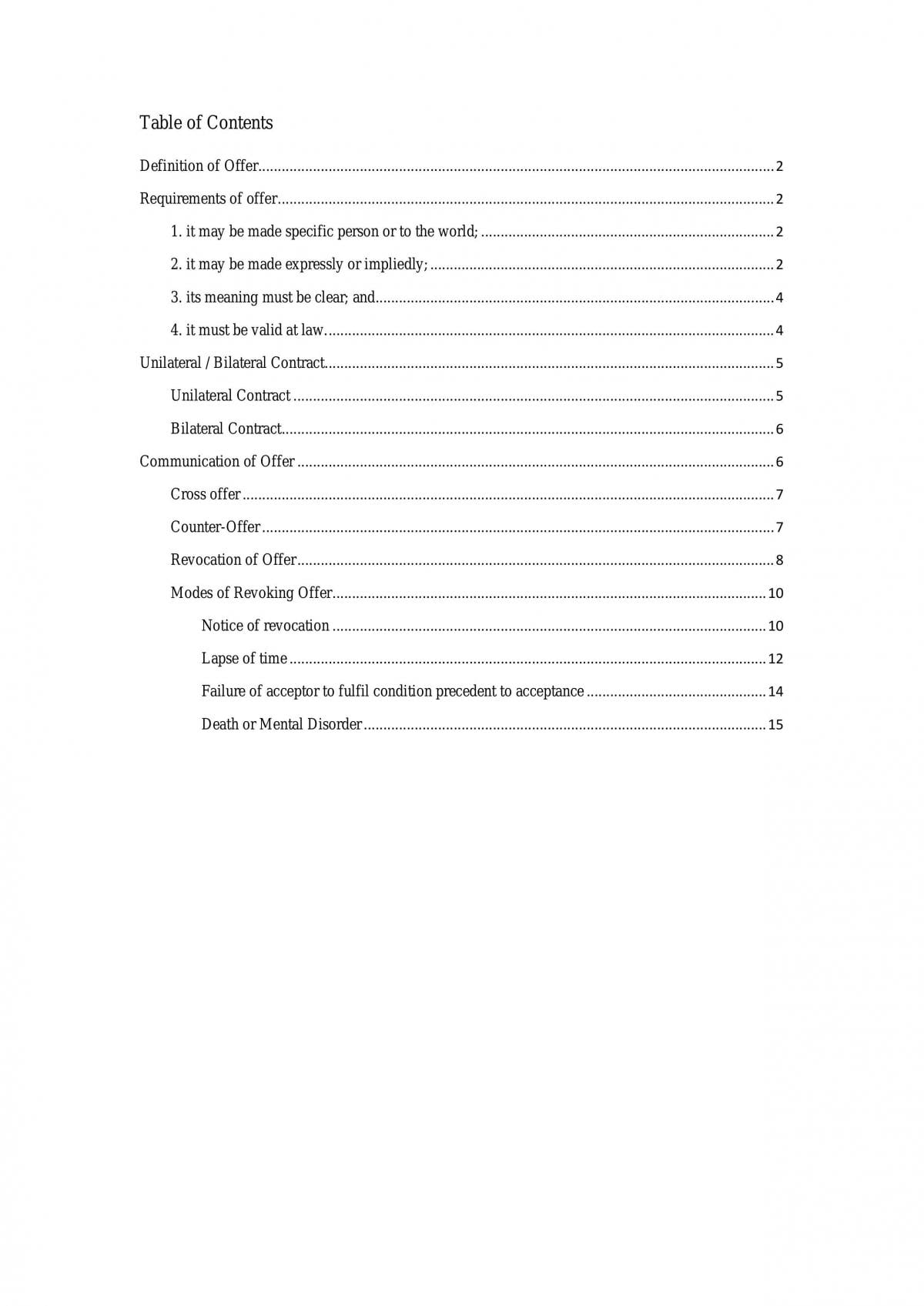 Offer - Page 1