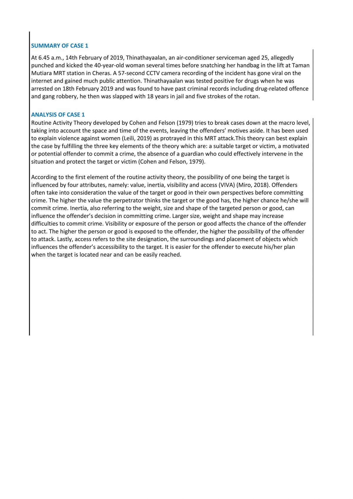 Critical Evaluation of Asian Criminal Case - Page 1
