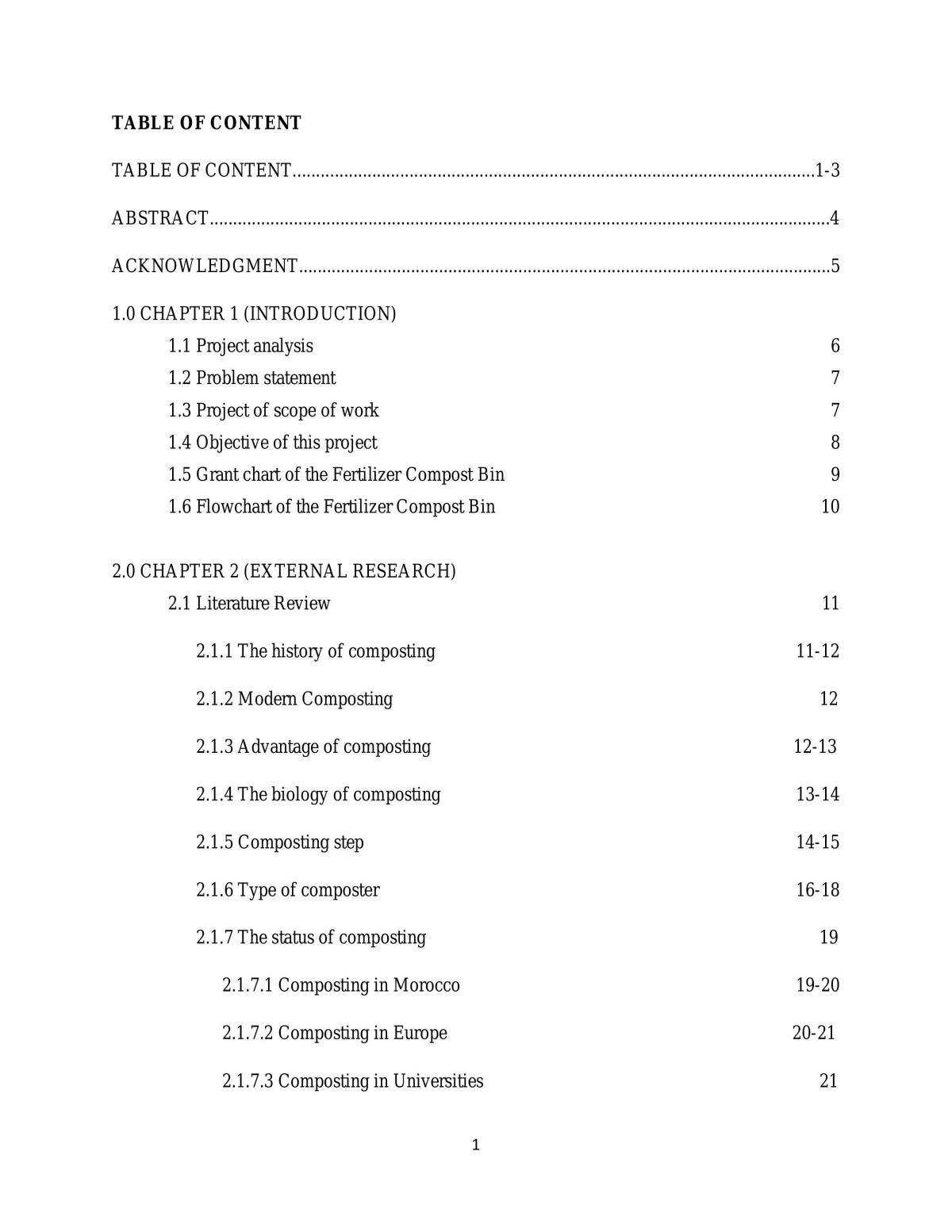 Final Year Project for Manufacturing Engineering - Page 1