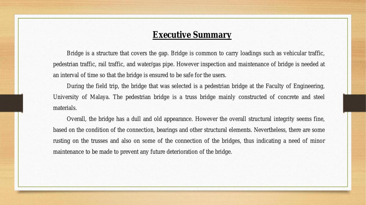 Bridge engineering assignment 2 (Individual) - Page 1