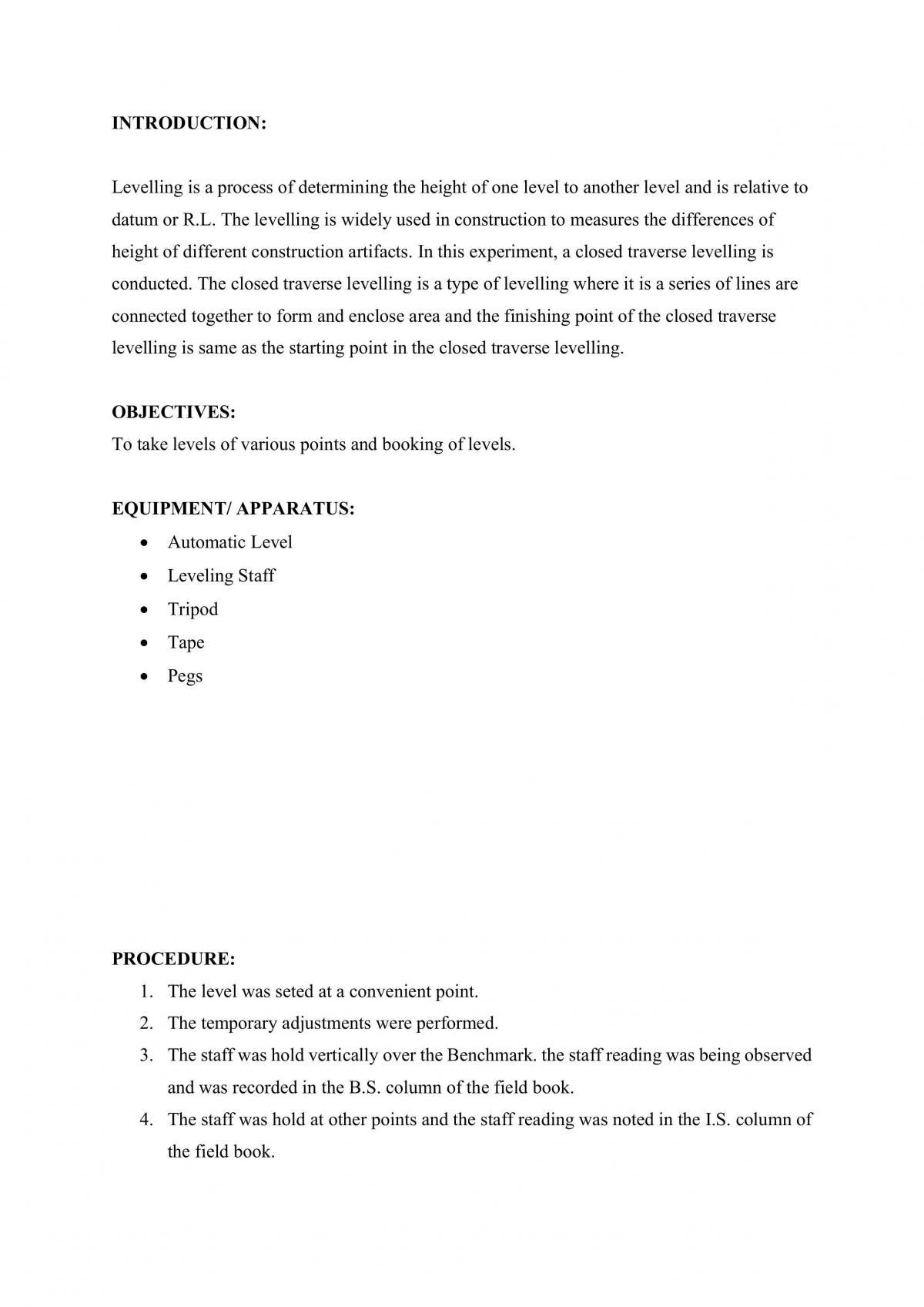 Fieldwork Report 3 - Page 1