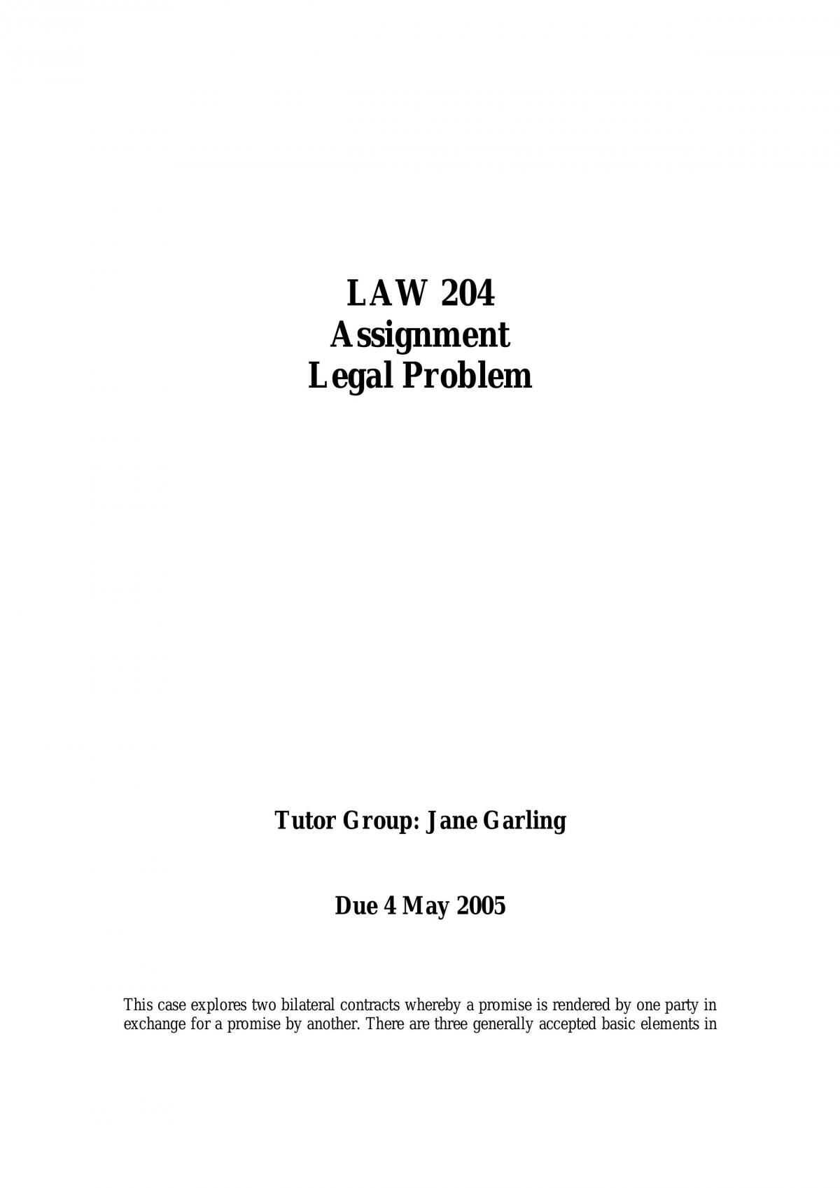Intentin To Be Legally Bound - Page 1