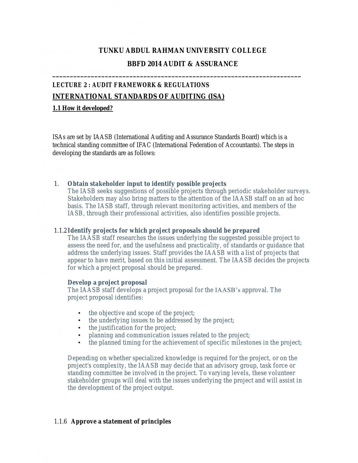 Audit & Assurance Complete Study Notes - Page 13