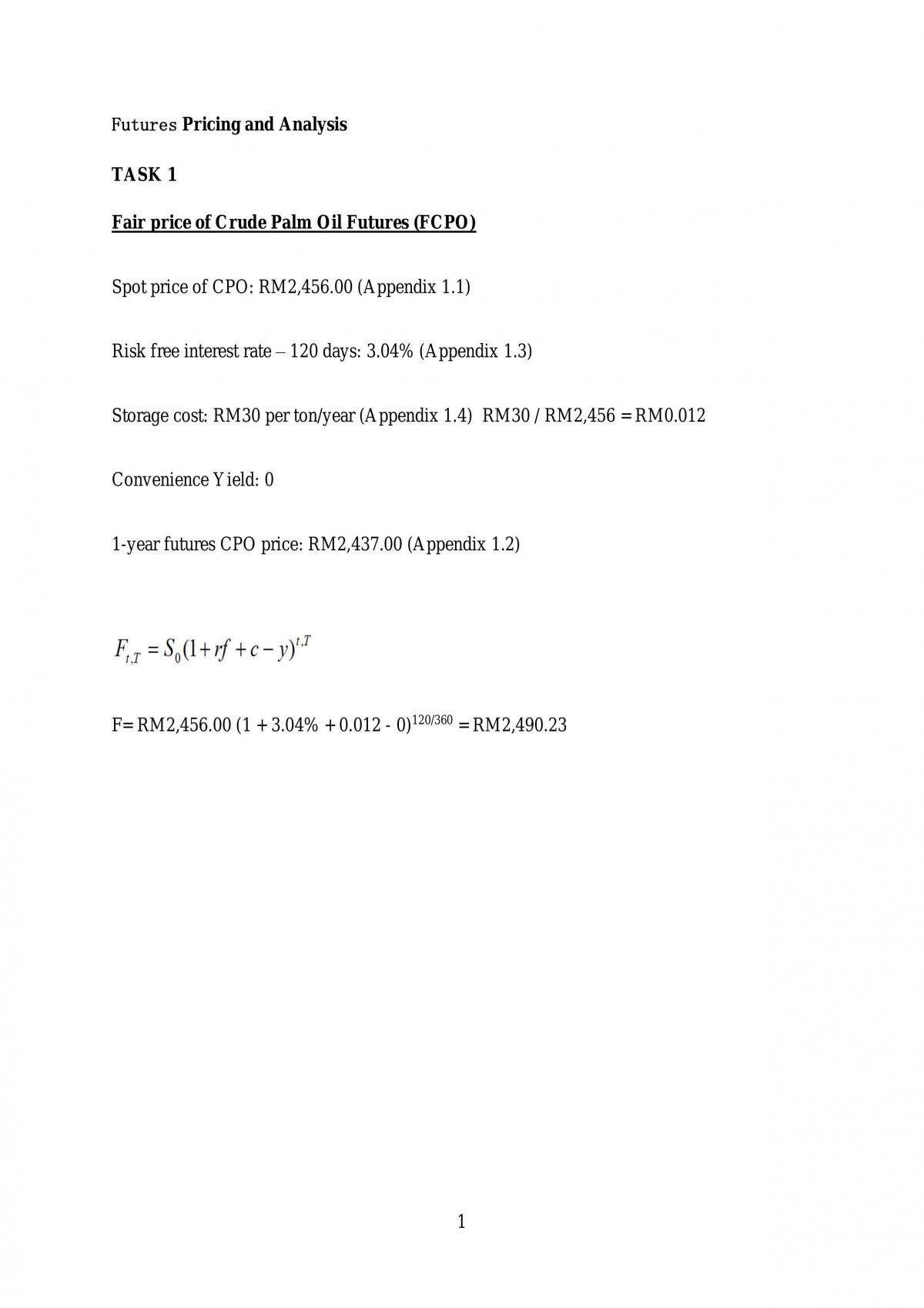 Forex and Derivatives Group Assignment - Page 1