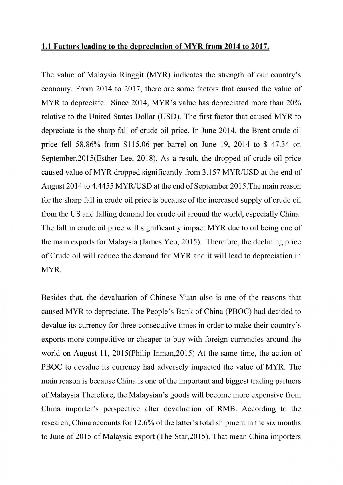 Forex and Derivatives assignment 1 - Page 1