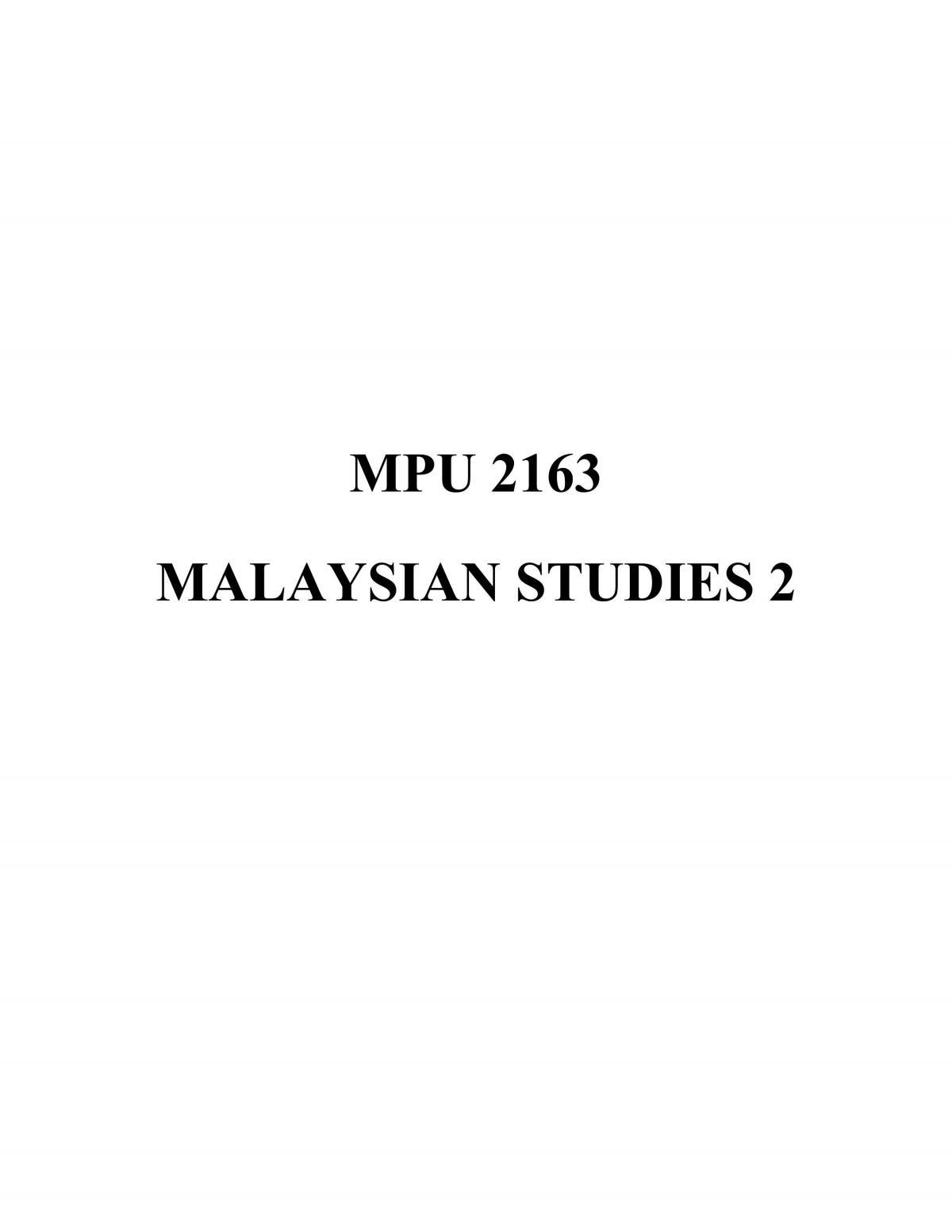 About Malays - Page 1