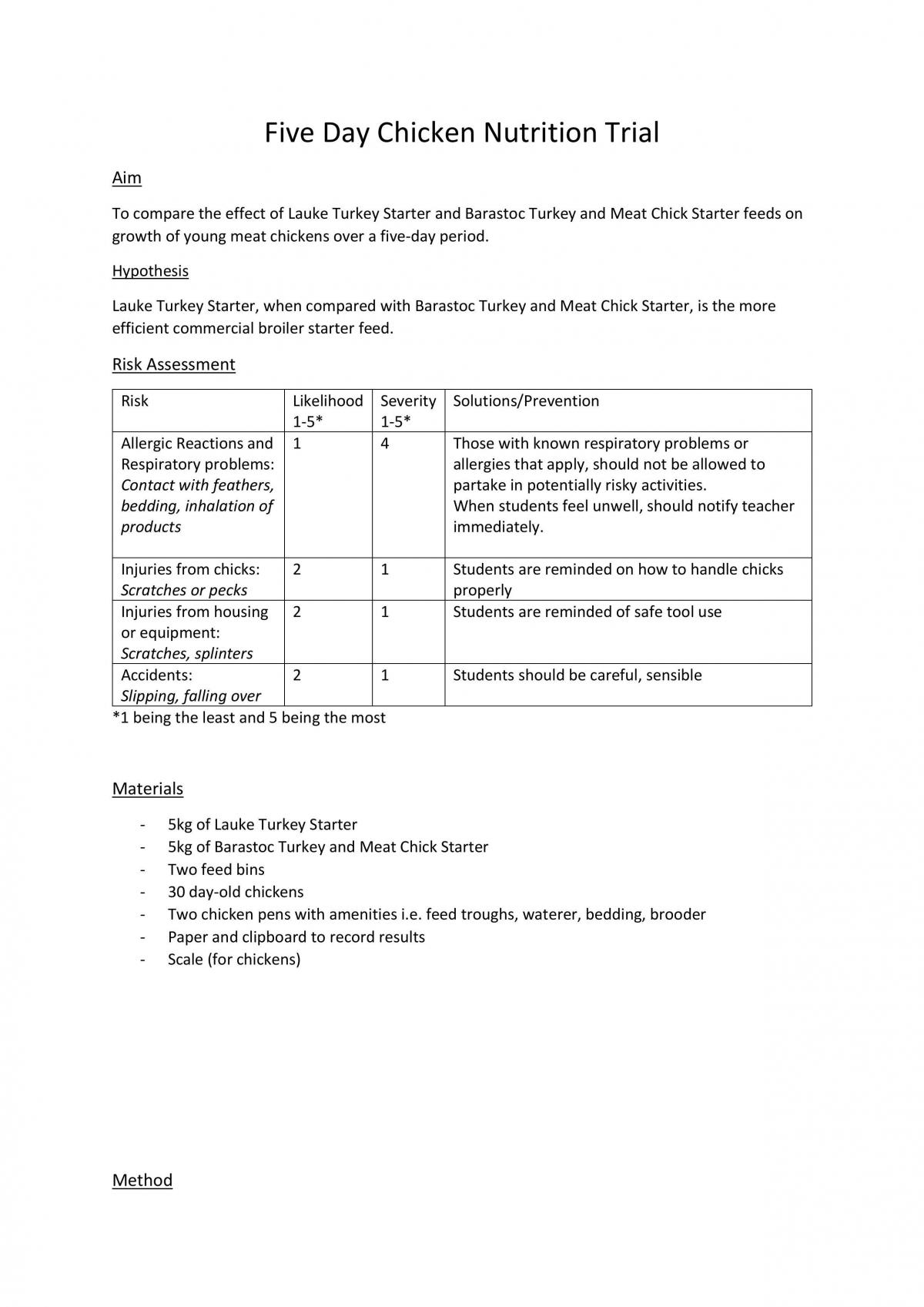 Chick Trial - Page 1