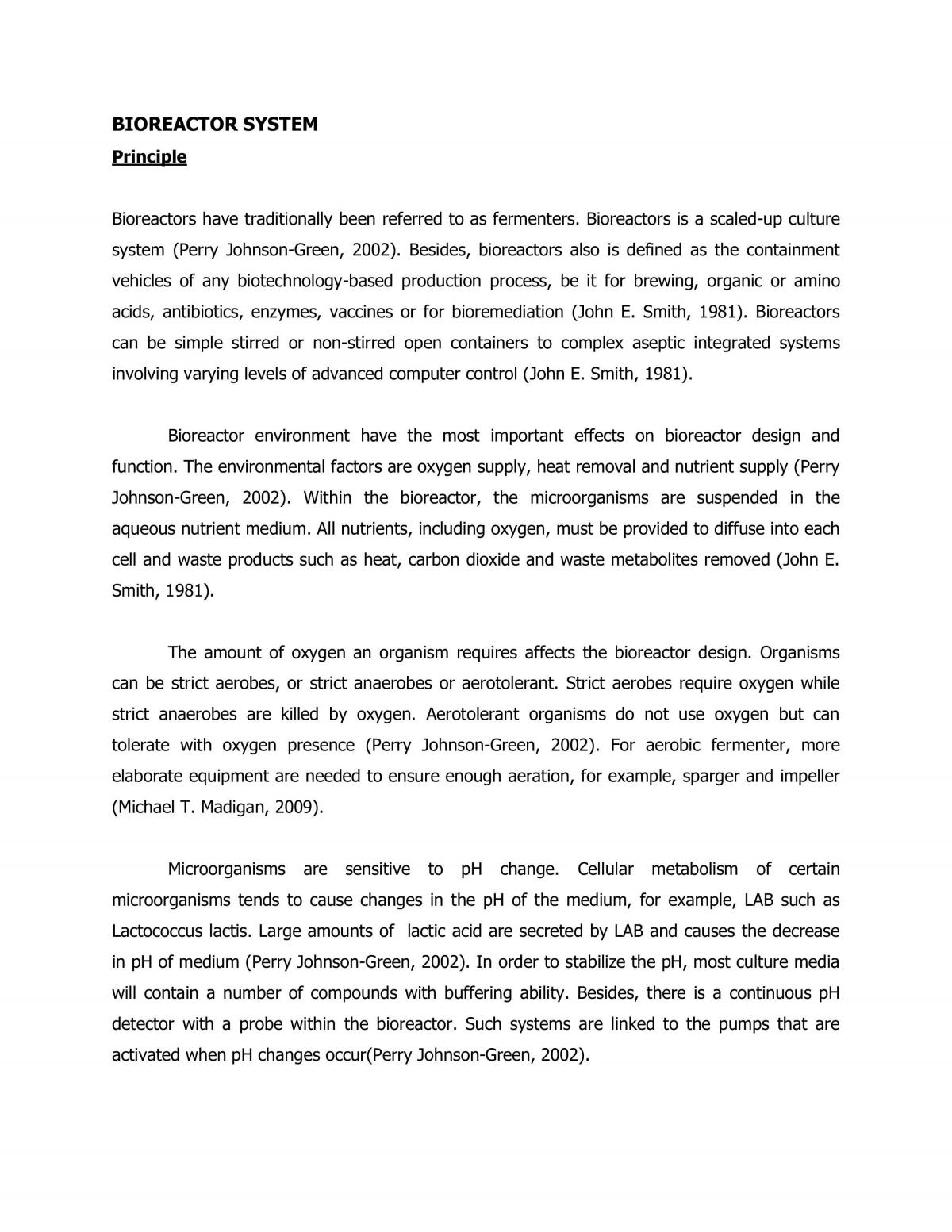 Bioreactor System - Page 1