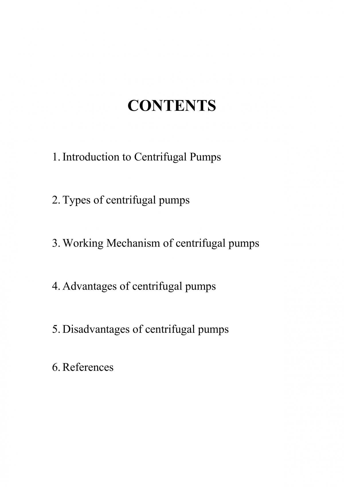 Centrifugals Pump - Page 1