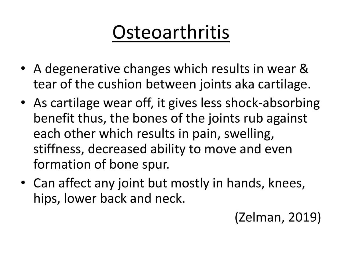 Osteoarthritis - Page 1