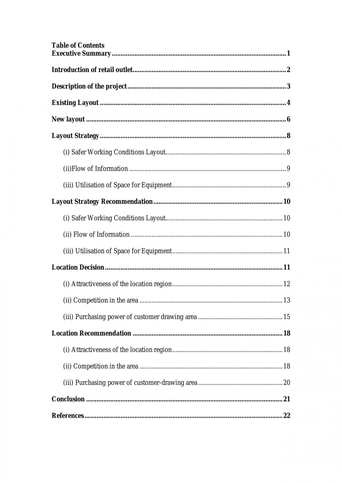 Operations Management proposal - Page 1