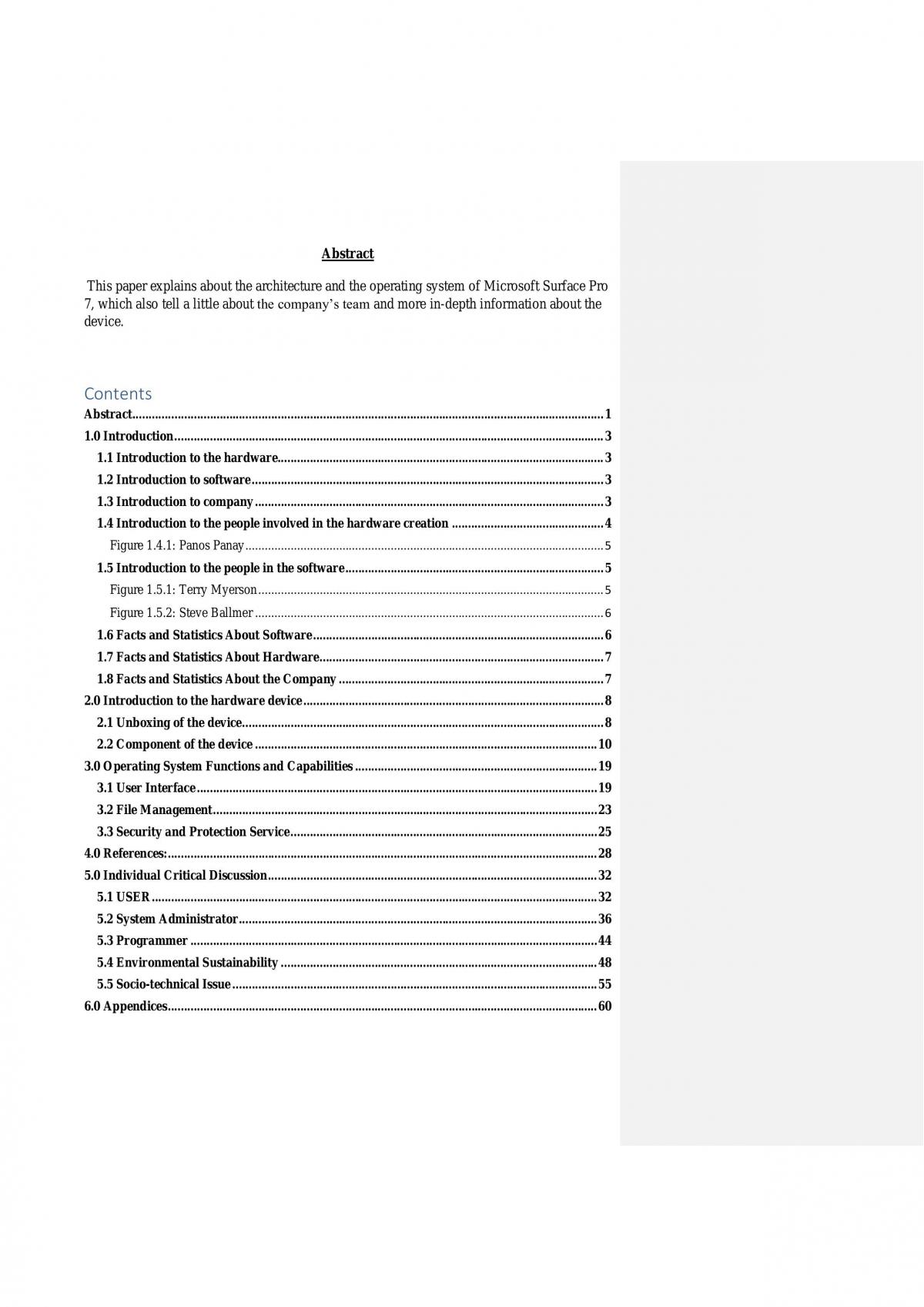 Operating System and Computer Architecture - Page 1
