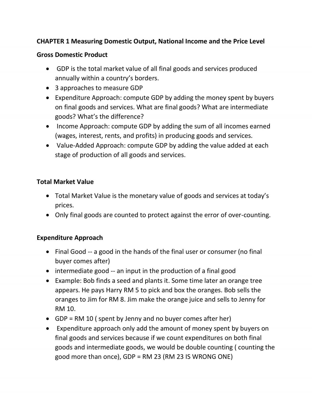 Macroeconomics The Global View Notes - Page 1