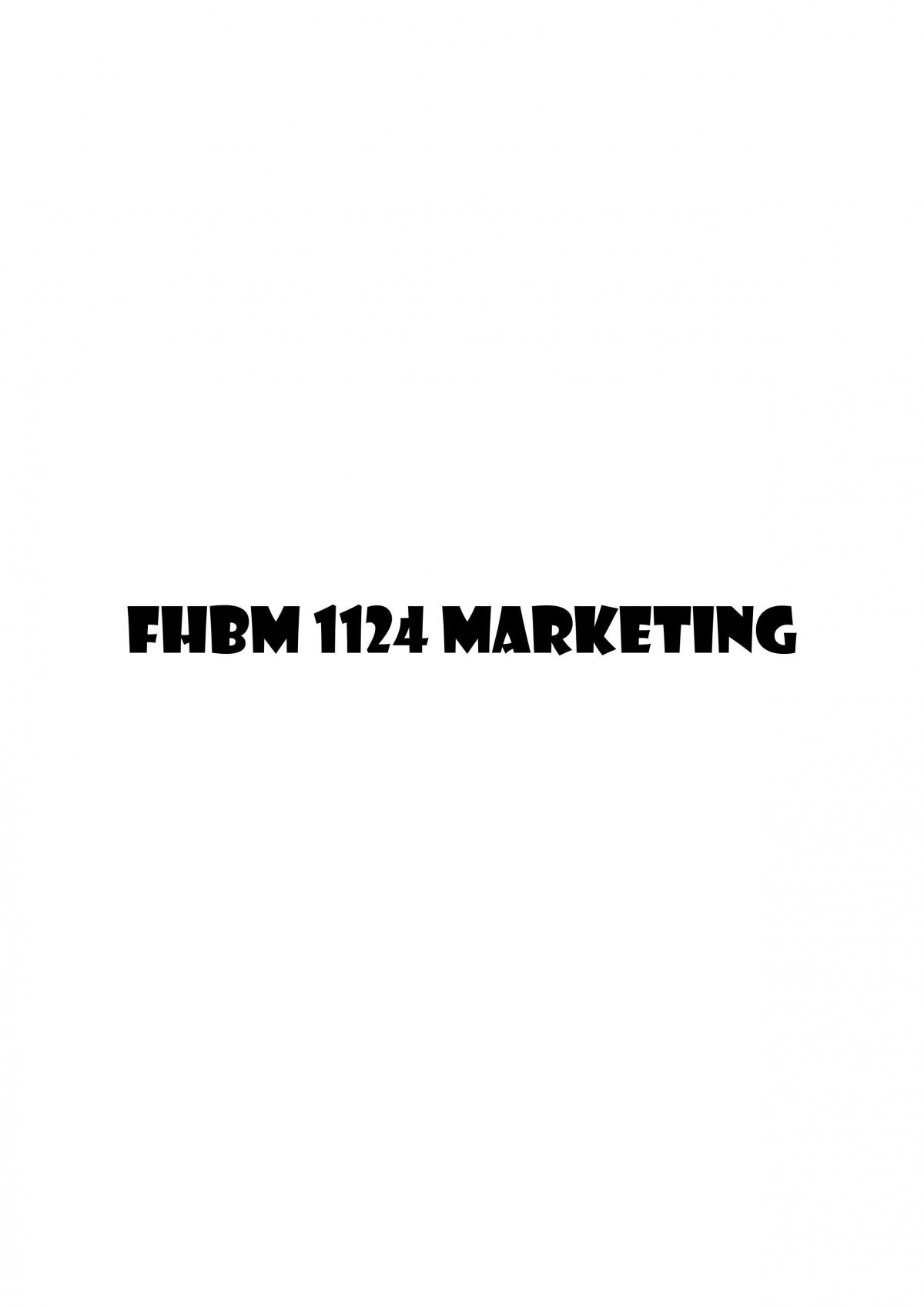 Marketing Complete Study Notes - Page 1