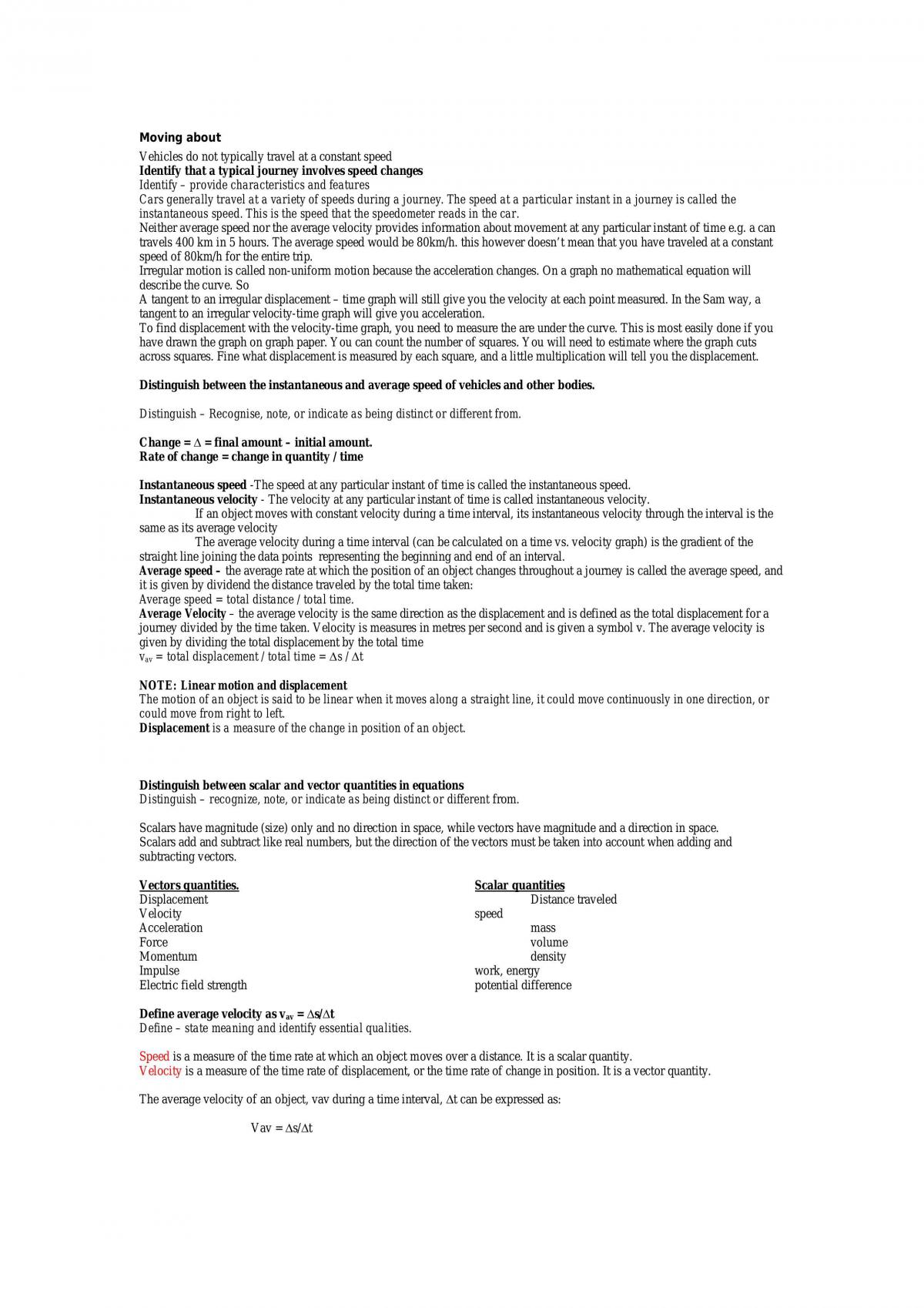 Physics Basics - Page 1