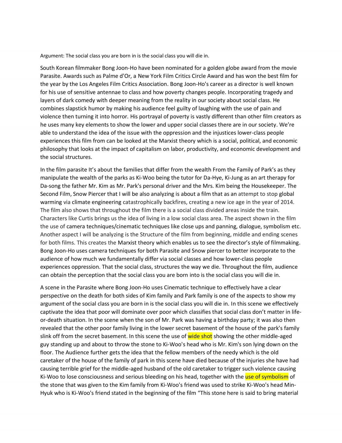 L3 English Close Viewing - Page 1