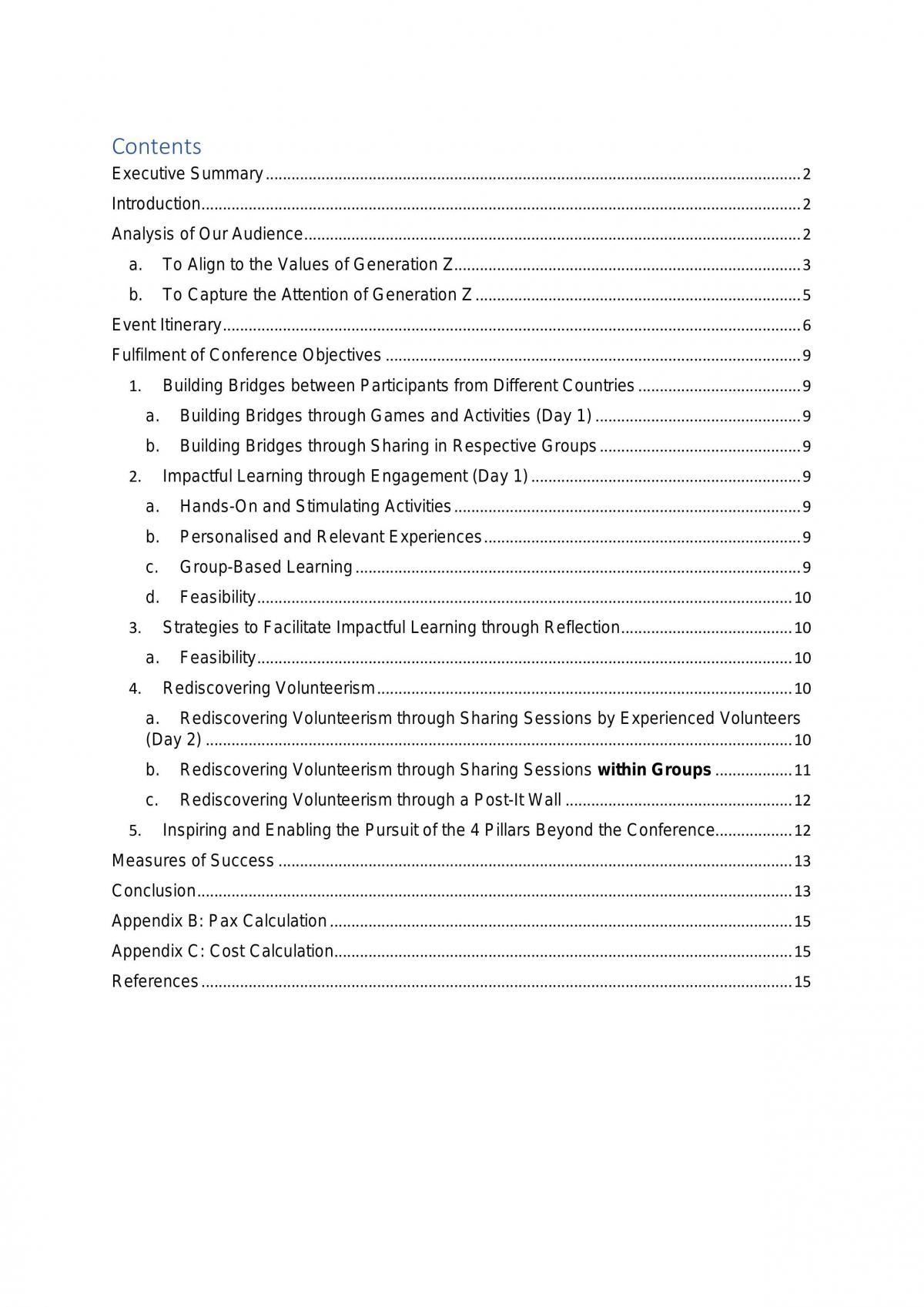 COR1100 Assessment 3 - Page 1