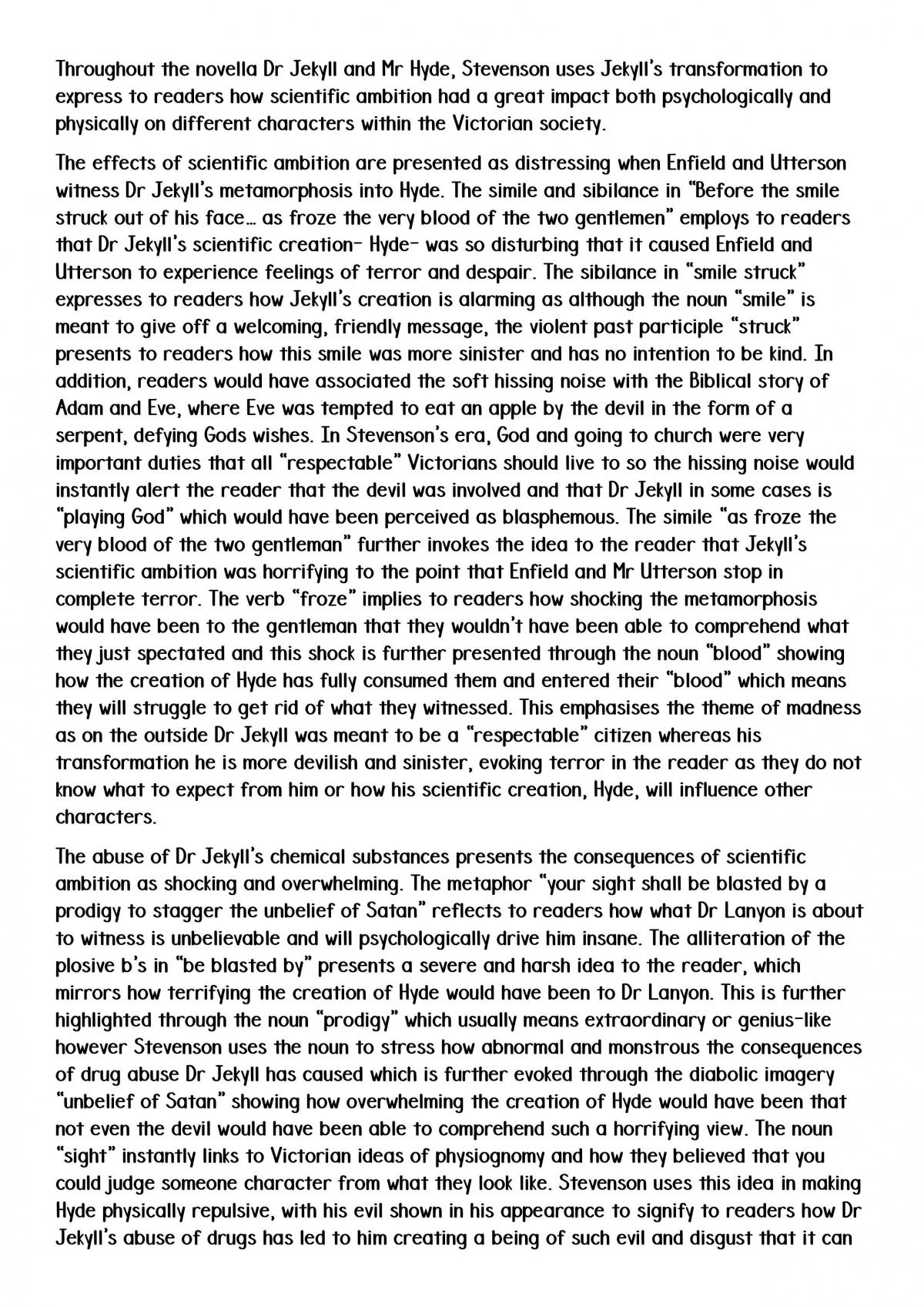 dr jekyll and mr hyde essay introduction