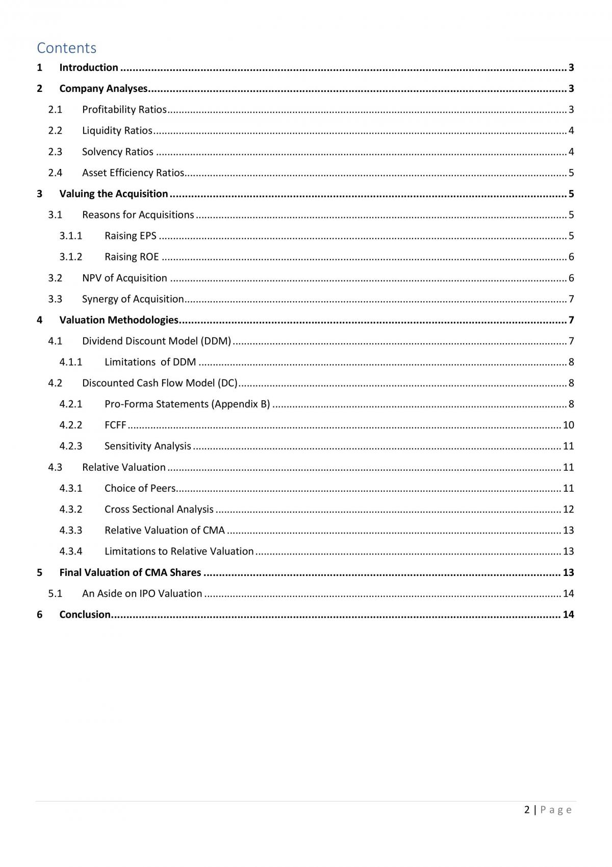 FIN3701 Project Essay - Page 1