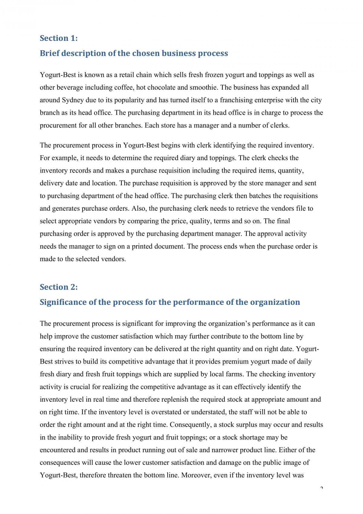 INFS2001 Assignment - Page 1