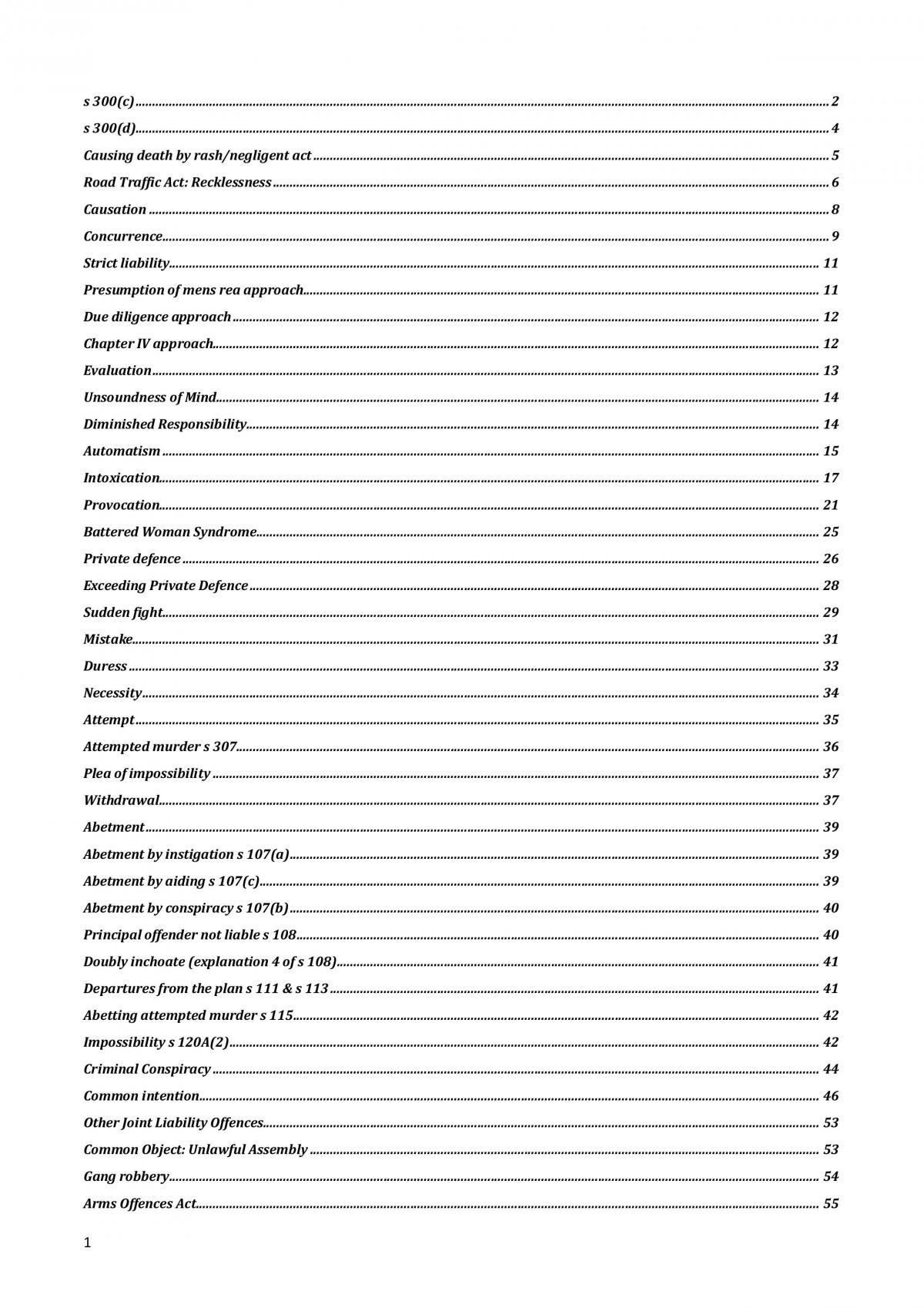 Criminal Law (E) - Page 1