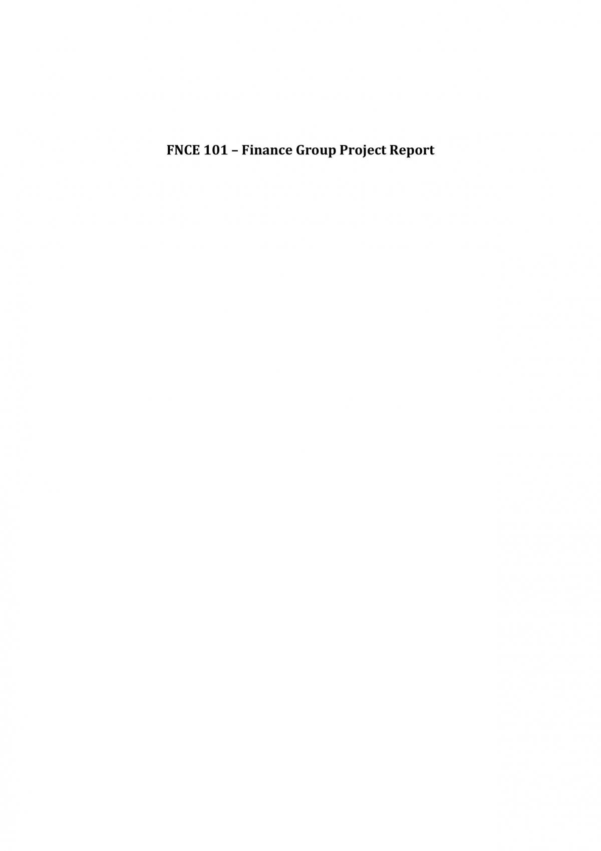 Finance Report - NVIDIA - Page 1