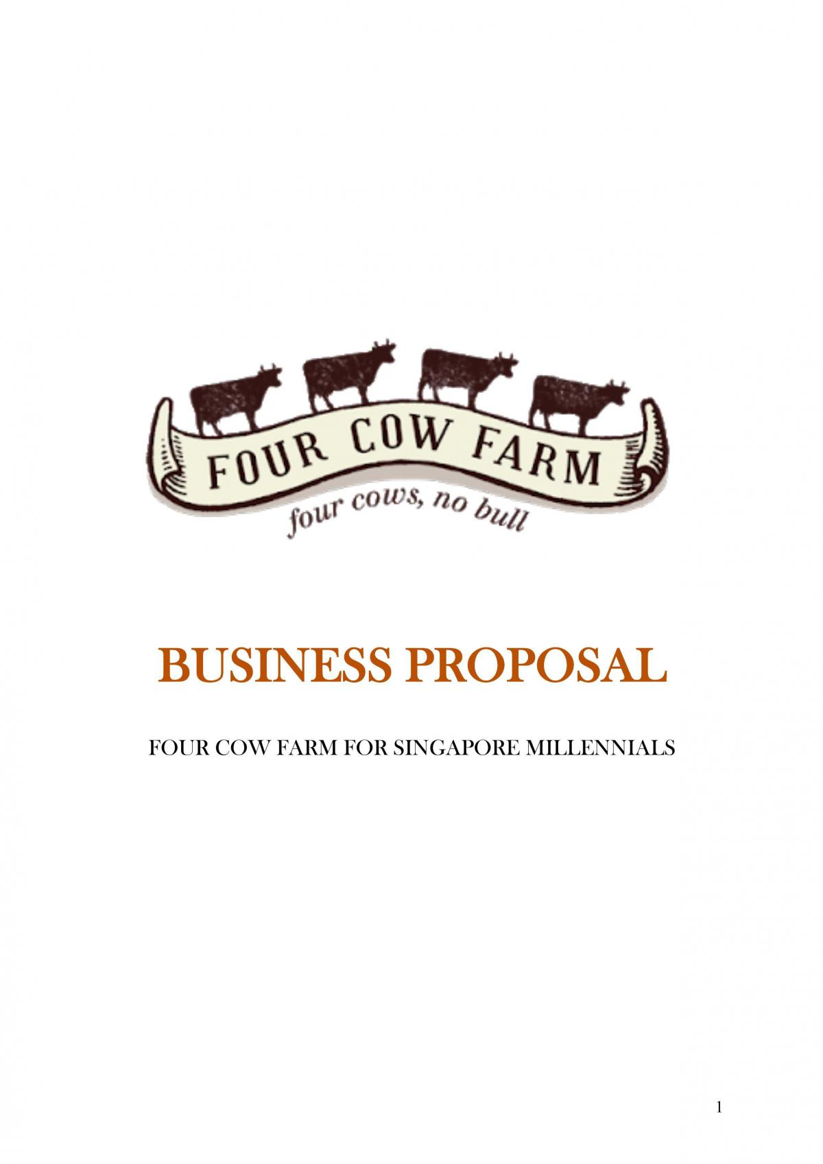 Business Proposal for industry client  - Page 1