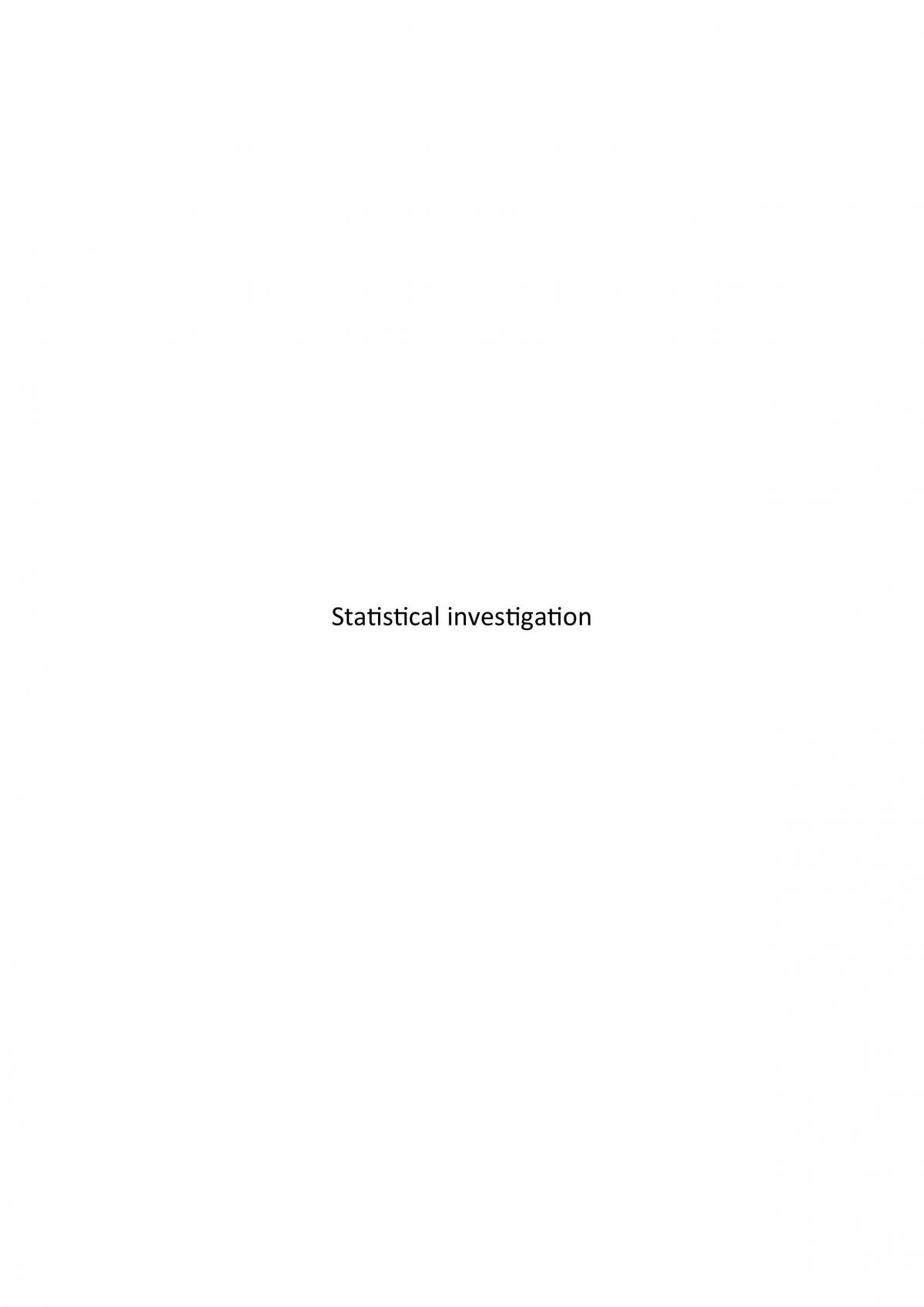 Investigation  - Page 1