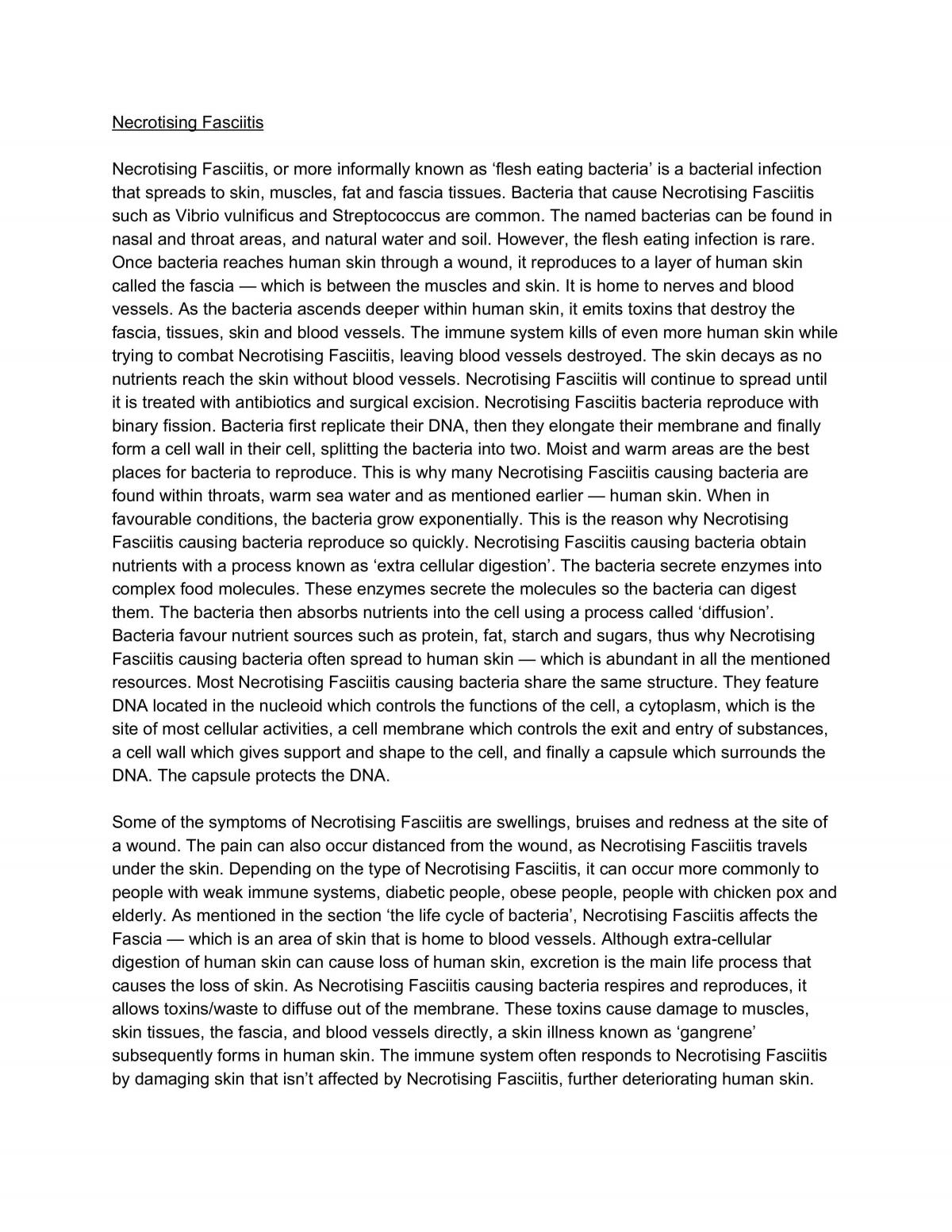 NCEA Biology 1.11 - Page 1