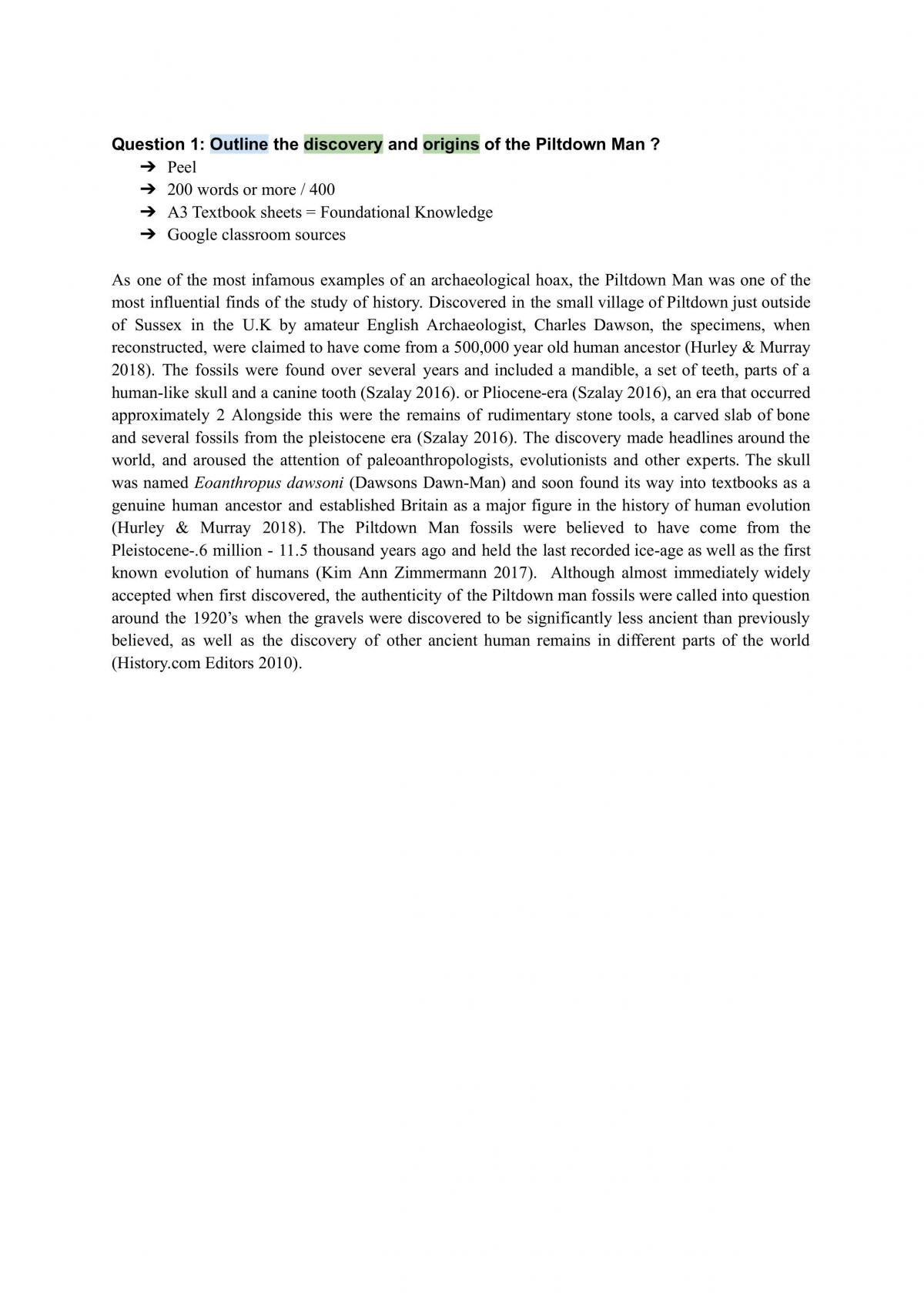 Analysis of the Piltdown Man hoax - Page 2