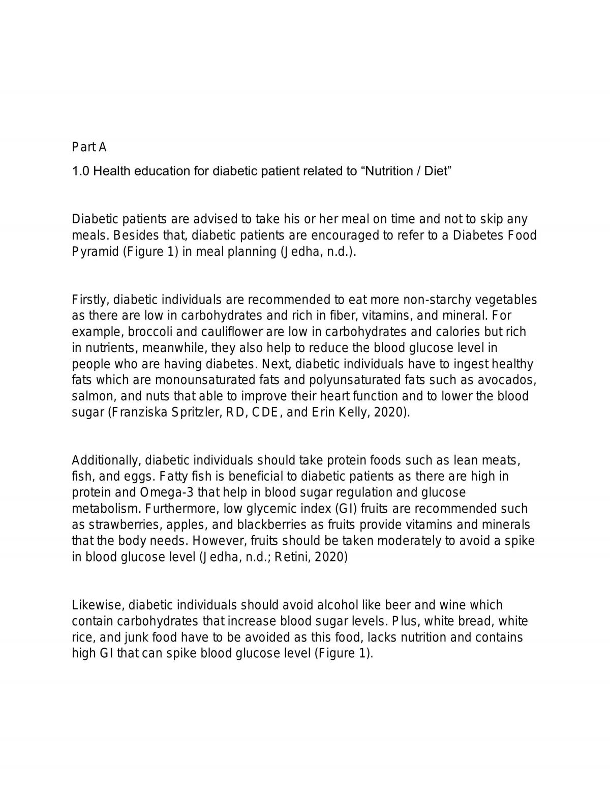 Diabetic nutrition - Page 1