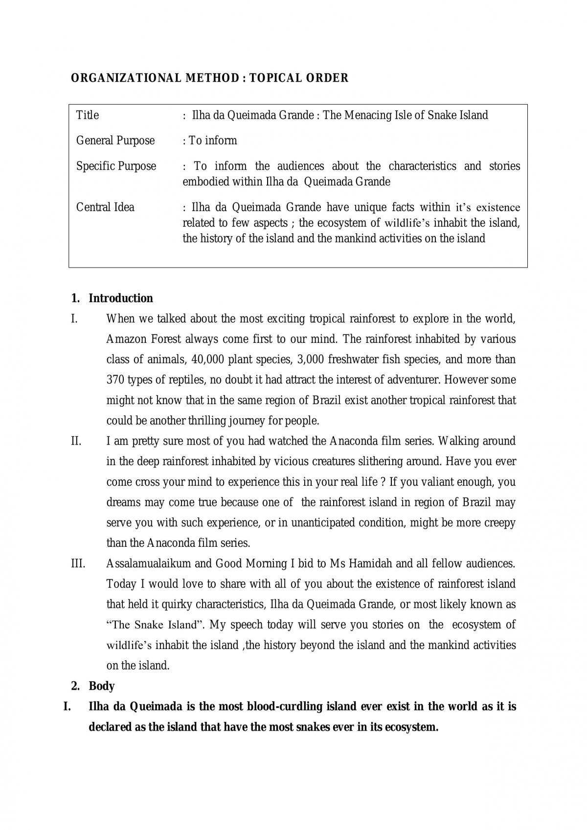 Informative speech - Page 1