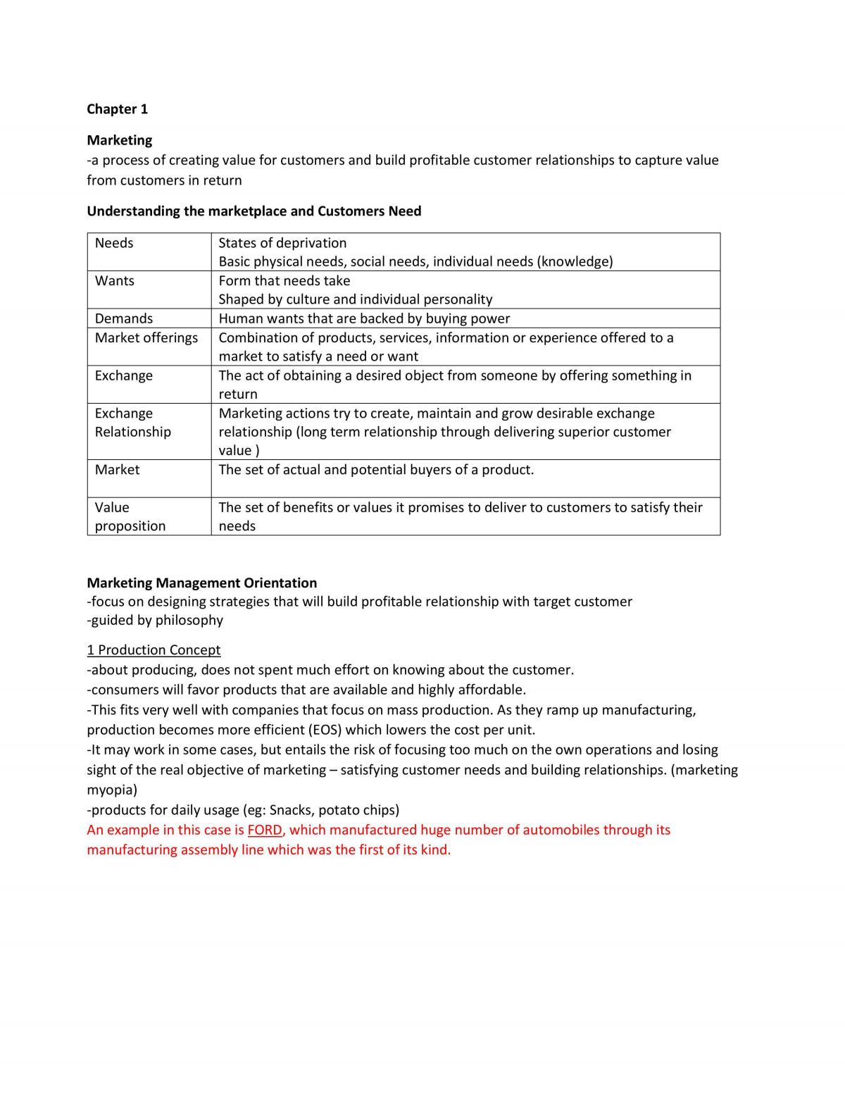 Principles of Marketing - Page 1