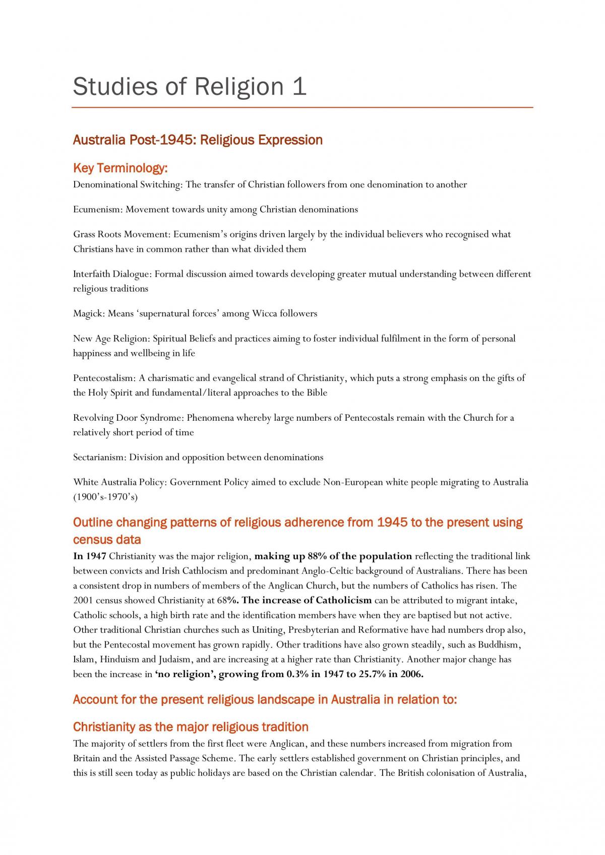 Complete Course Summary Notes - Page 1