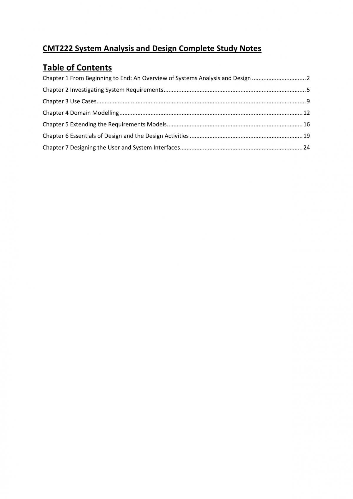 CMT222 Complete Study Notes - Page 1