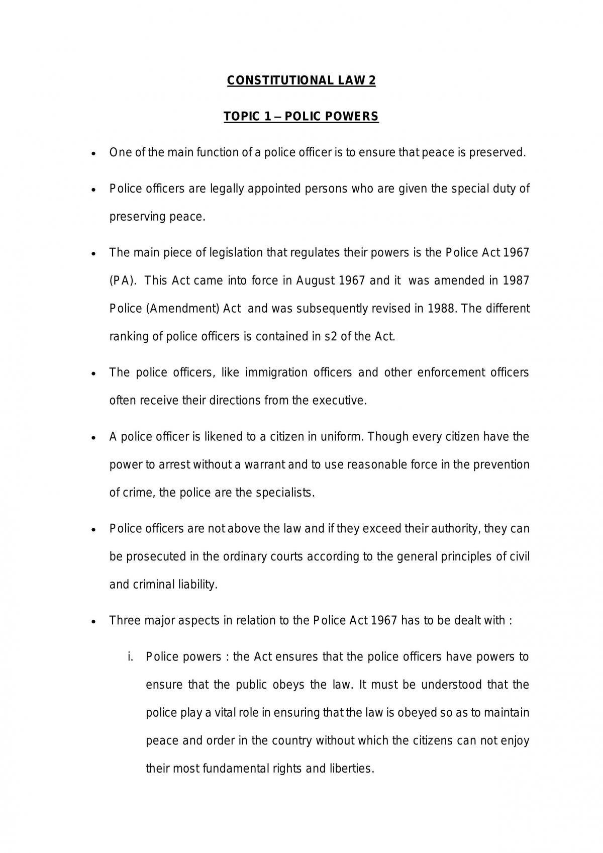 Constitutional Law II notes - Page 1