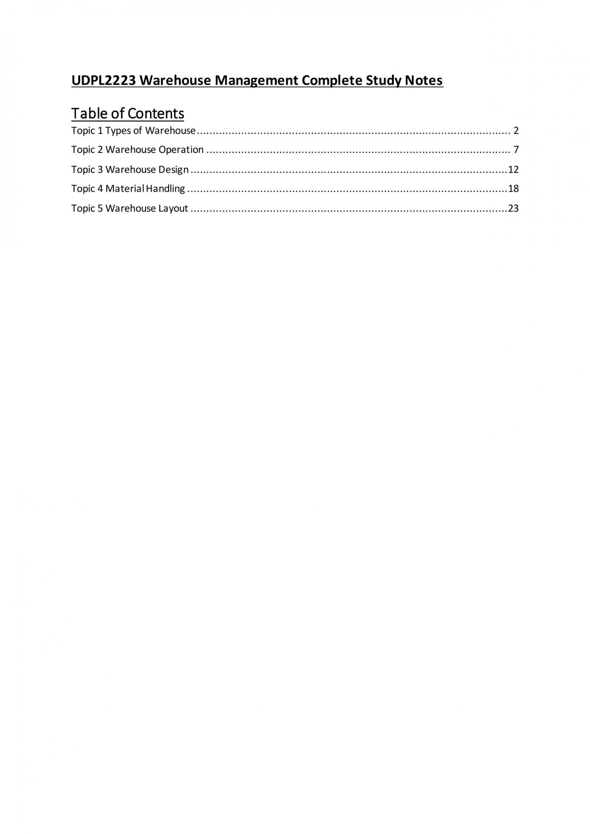 UDPL2223 Complete Study Notes - Page 1