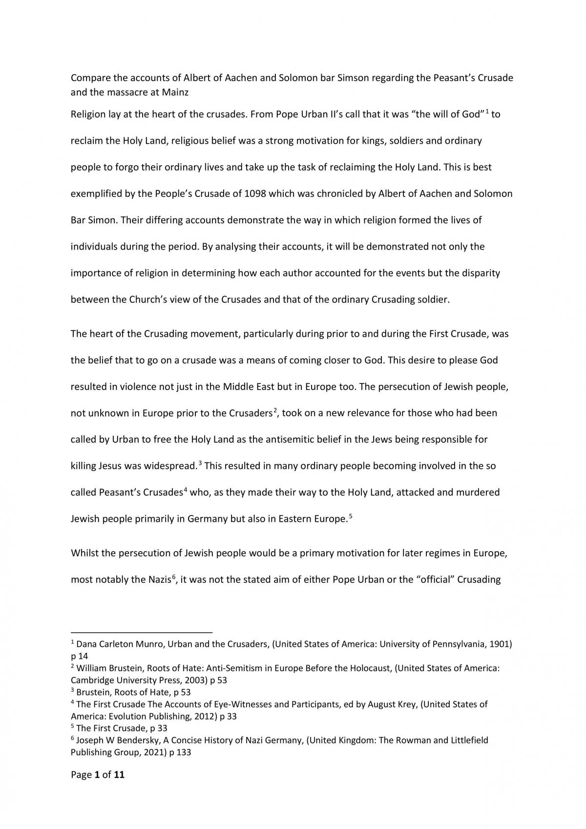 Source Comparison for Conquest, Conflict and Co-existence - Page 1