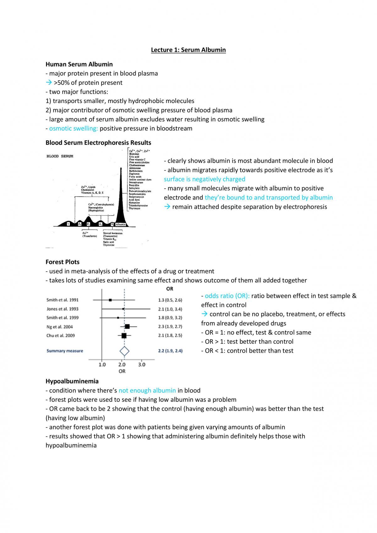 Comprehensive notes on protein biochemistry - Page 1