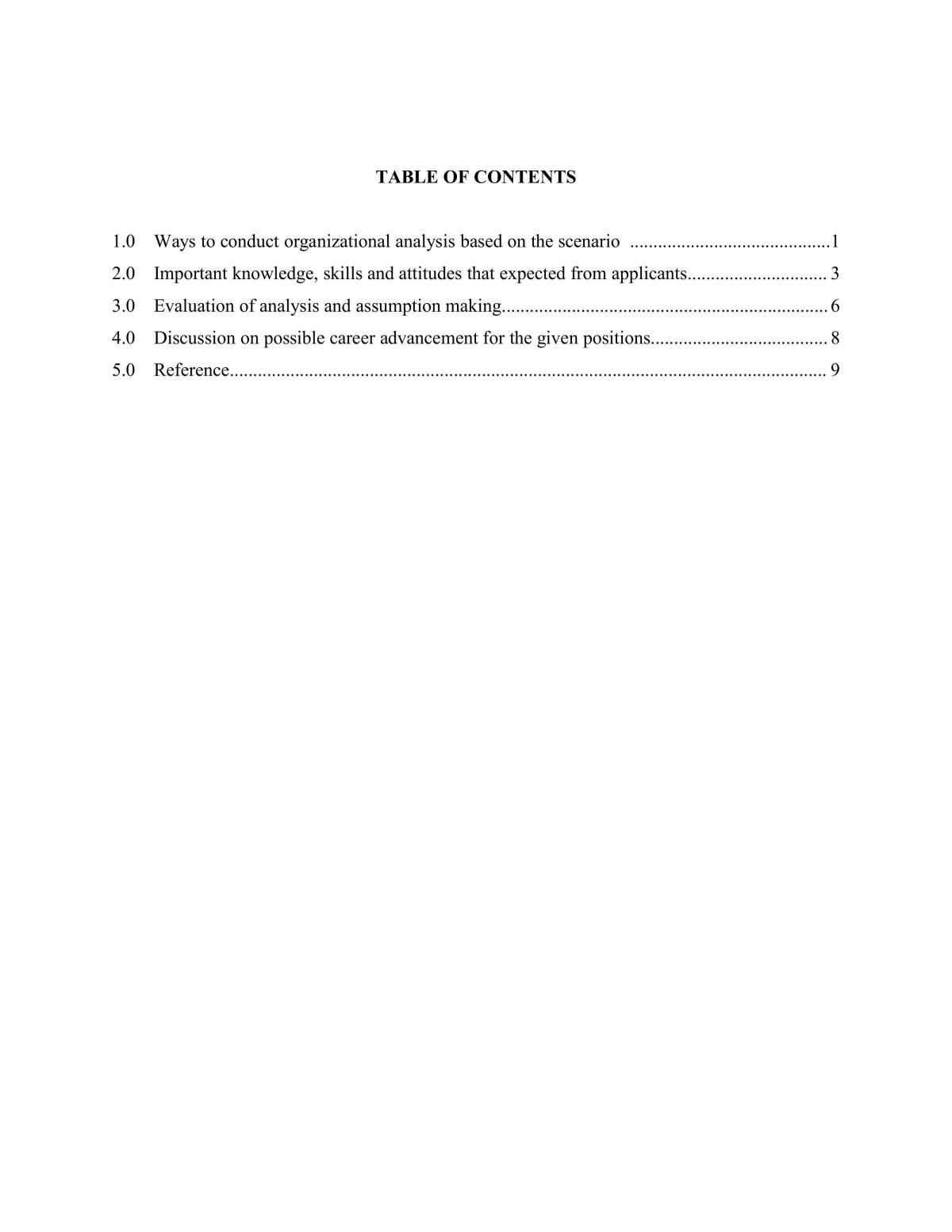 Scenario Assessment - Page 1