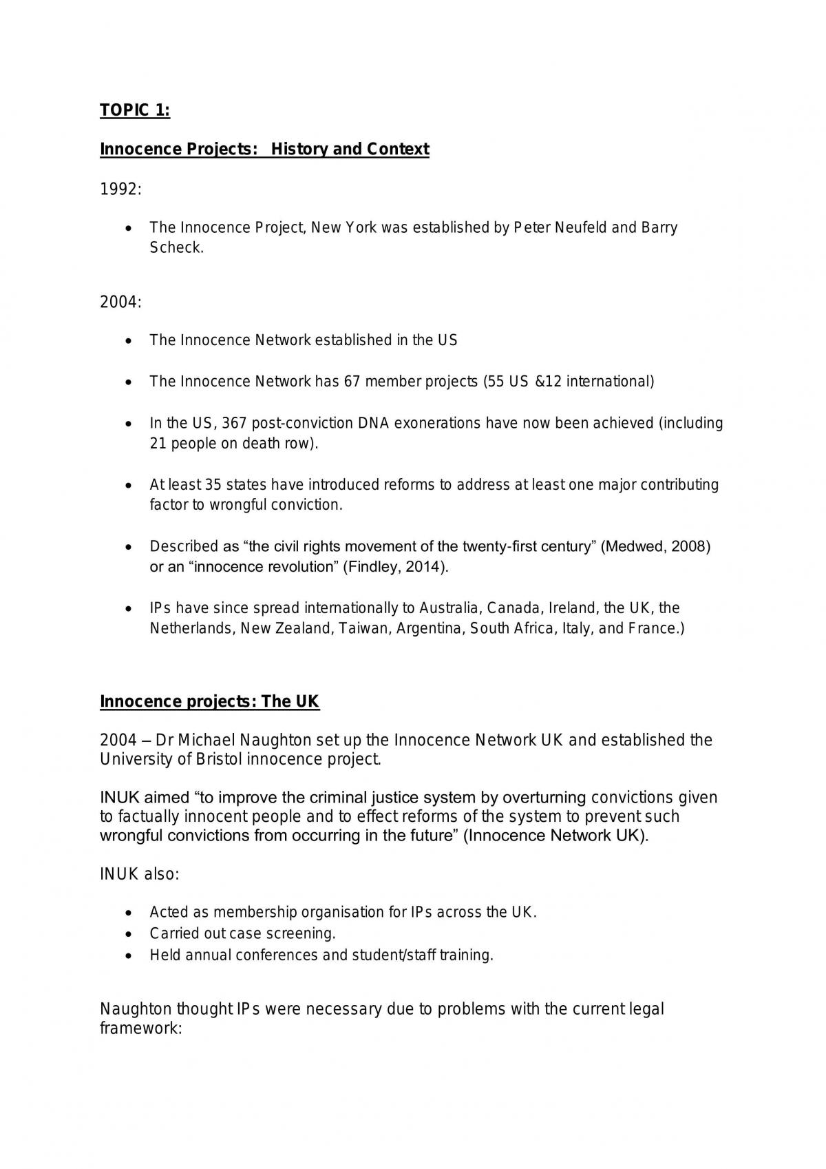 Study notes for criminal casework - Page 1