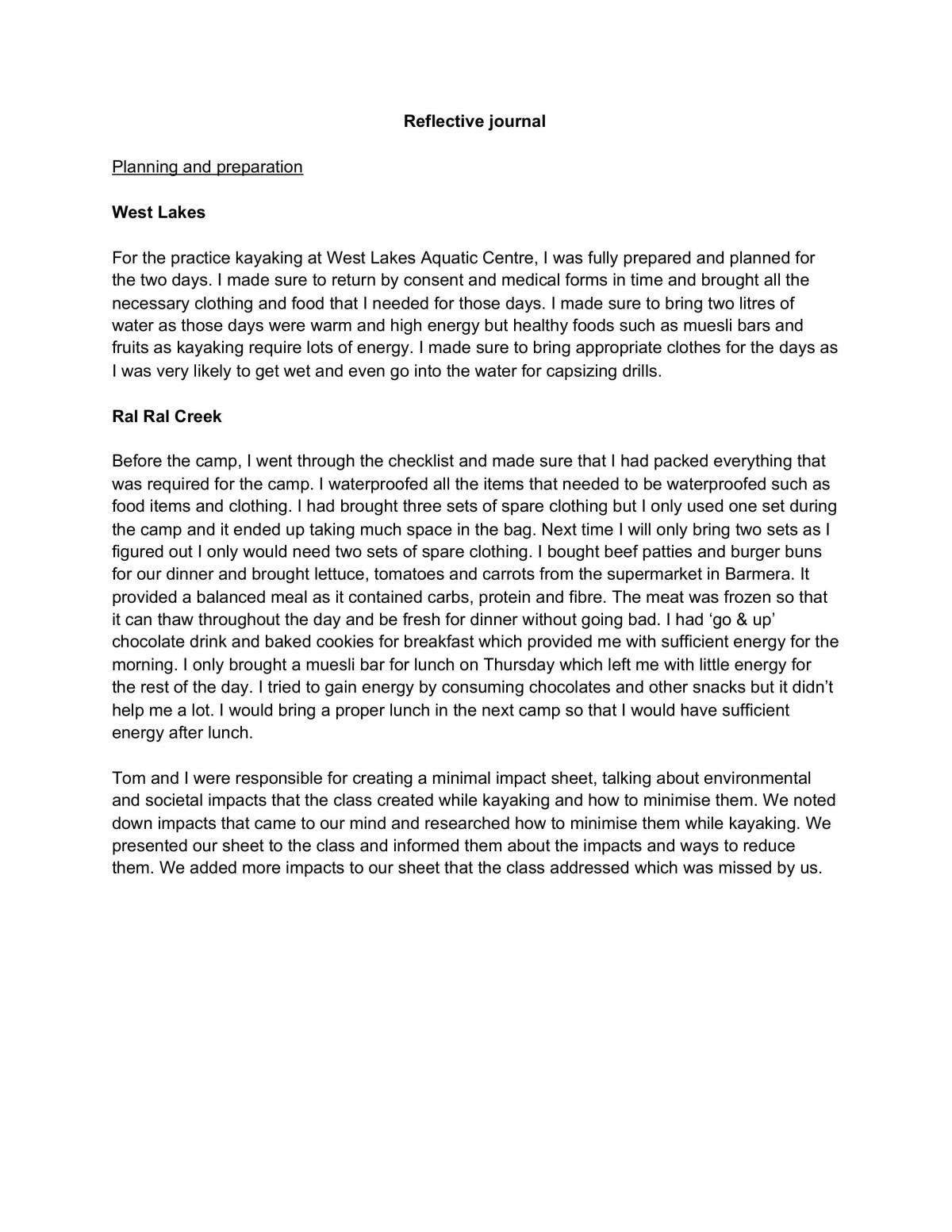 Journal  - Page 1