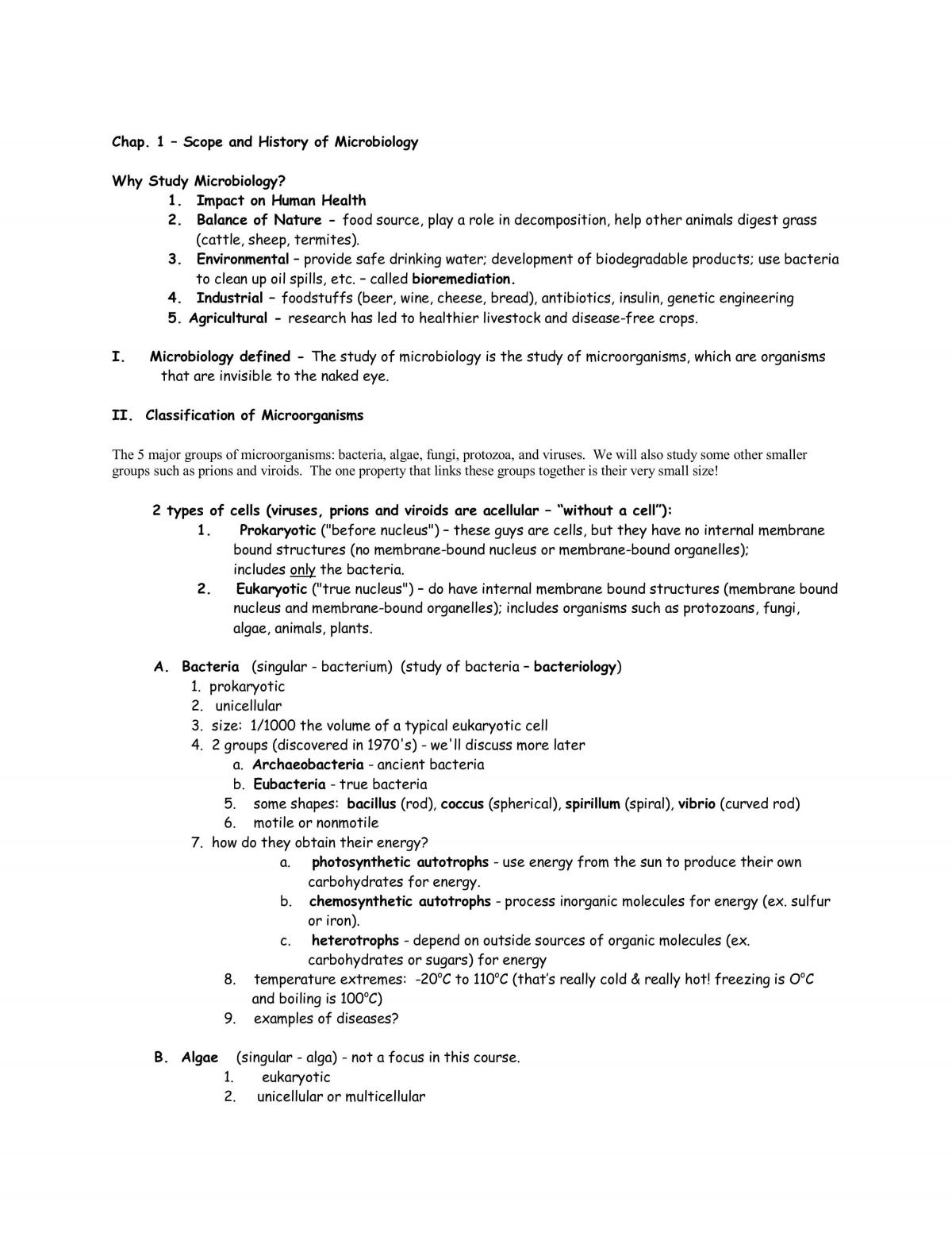 Microbiology - Page 1