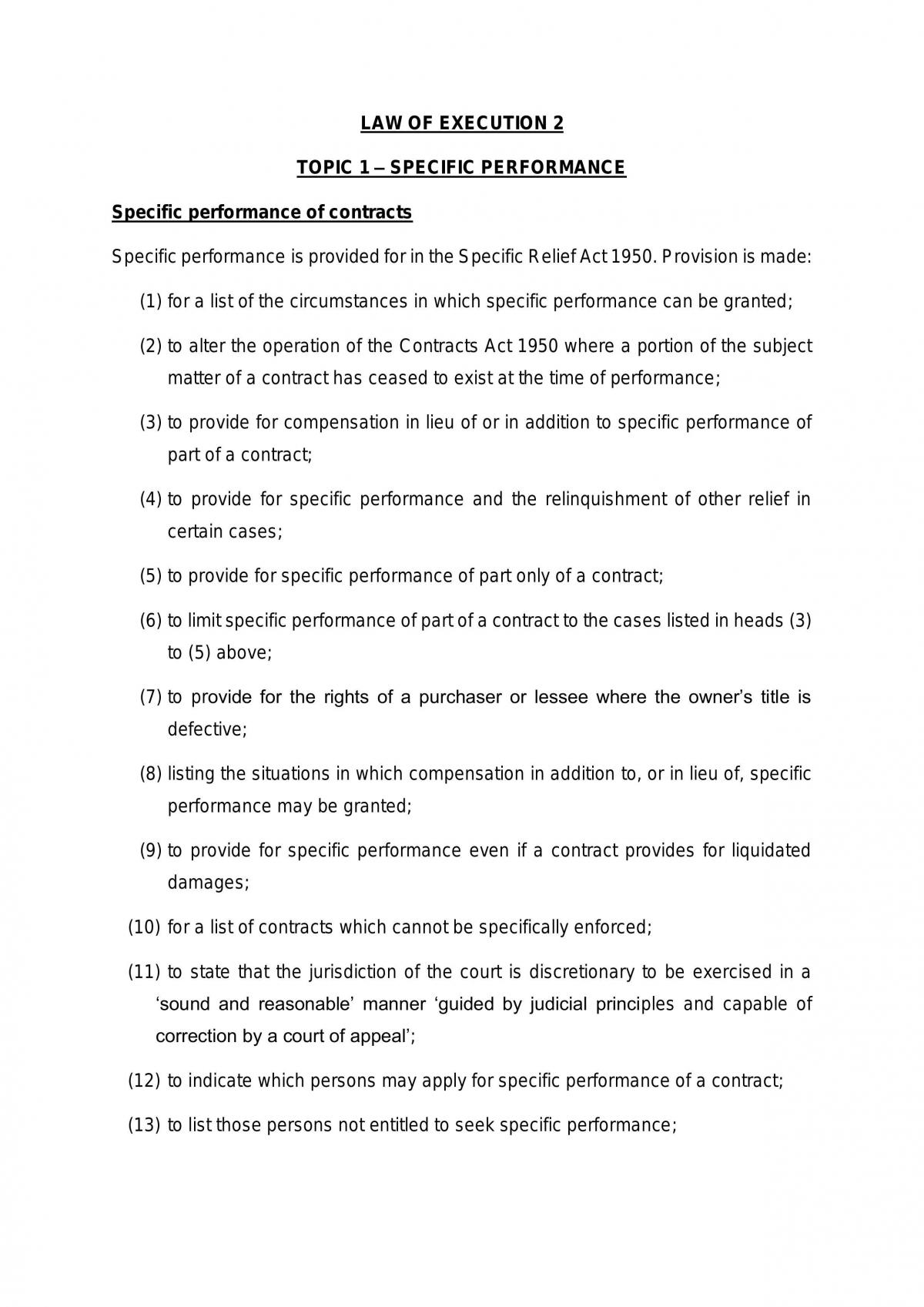 Law of Execution 2 - Page 1