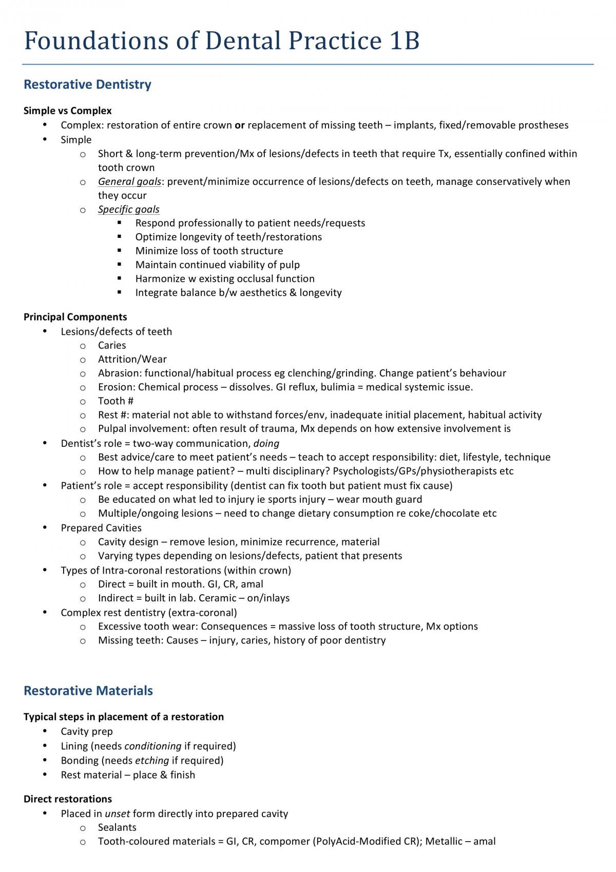 DOH122 study notes - Page 1