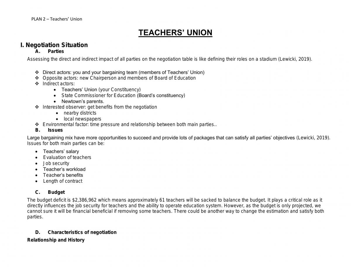 MGMT3721_Plan 2 (Union) - Page 1