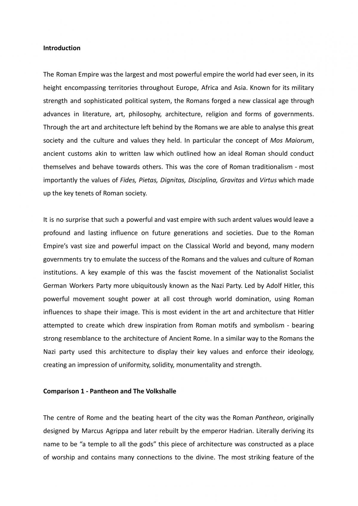 Level 3 Classical Studies.  AS 91398 Demonstrate understanding of the lasting influences of the classical world on other cultures across time  - Page 1