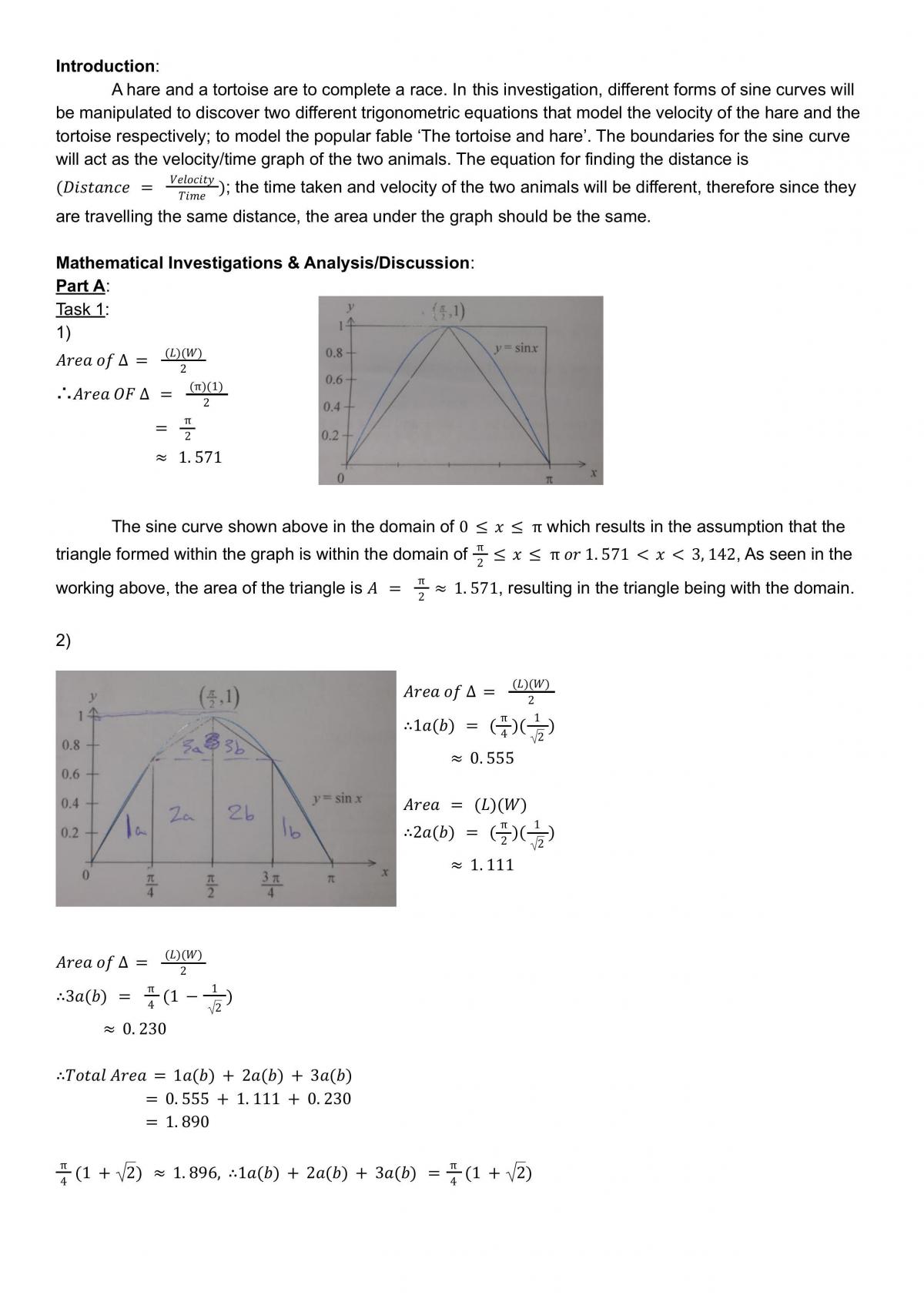 Further Trigonometry Investigation - Page 1