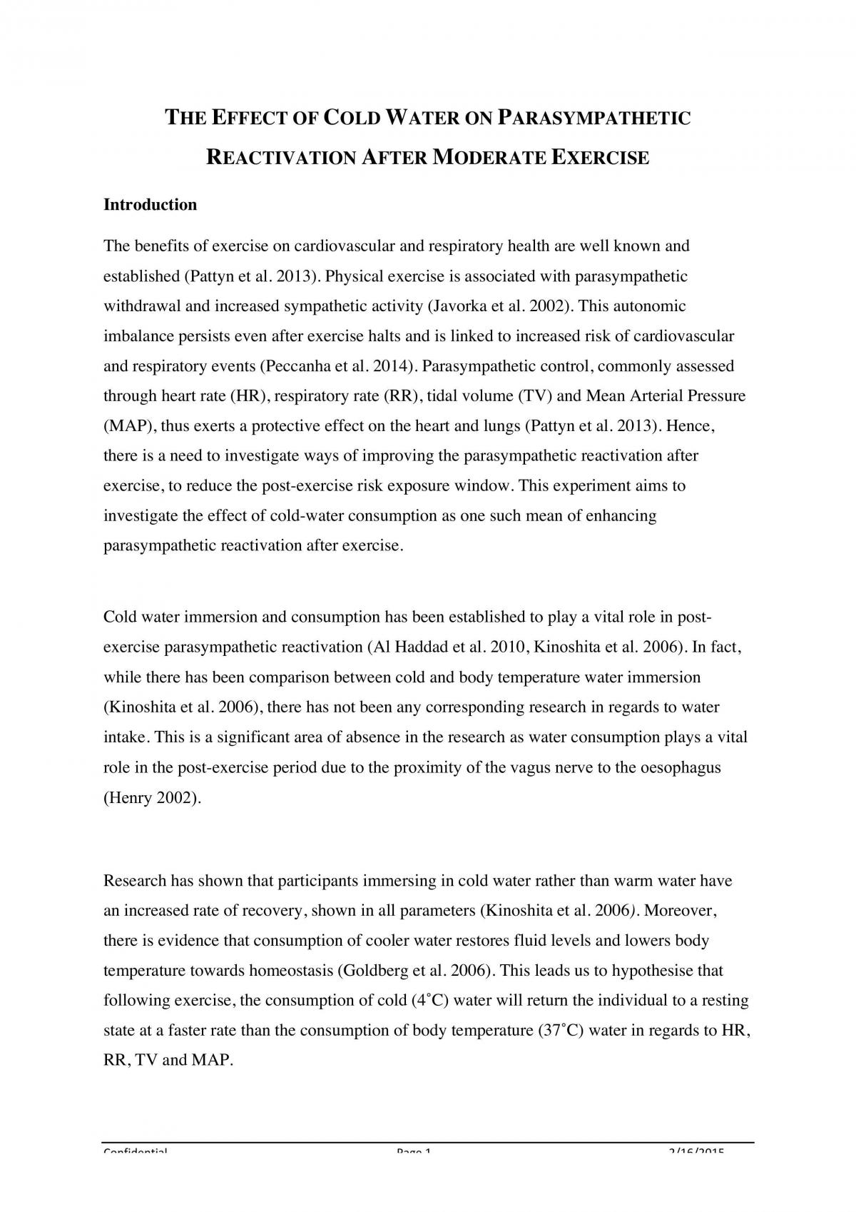 Prac Report for BIOM2012 - Page 1