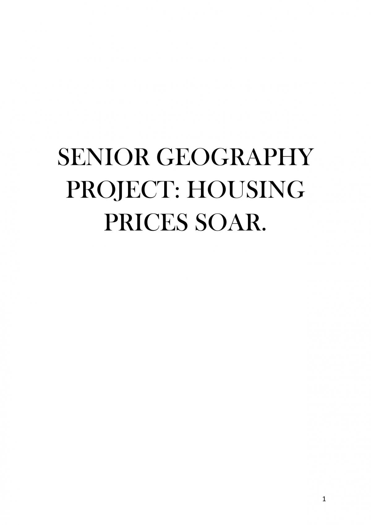 SGP: Housing Prices - Page 1